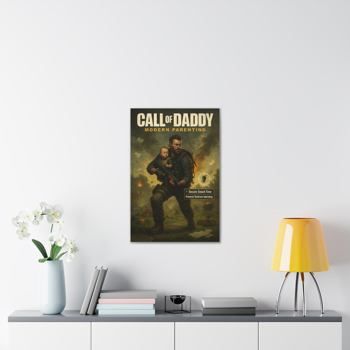 Call of Daddy Canvas Art - A CoD parody