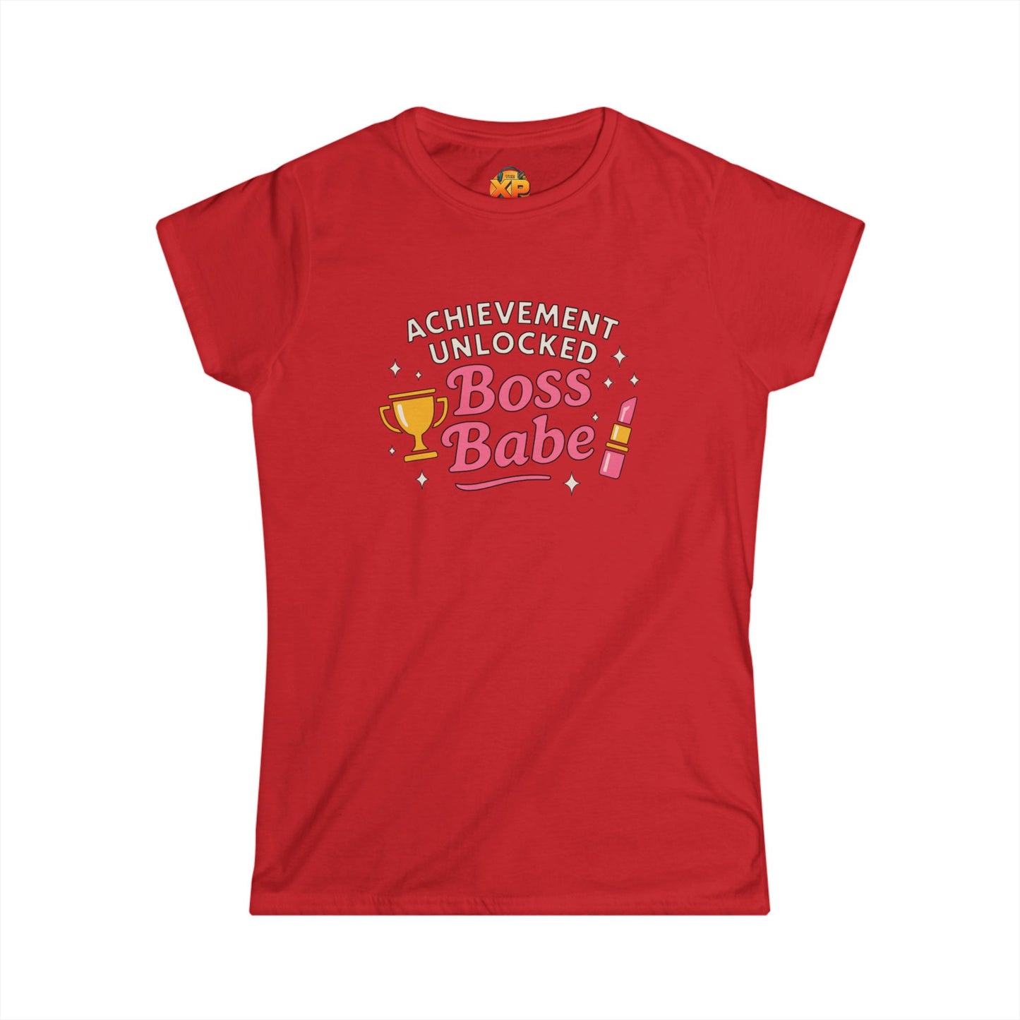 Achievement Unlocked Boss Babe - Women's Softstyle Tee