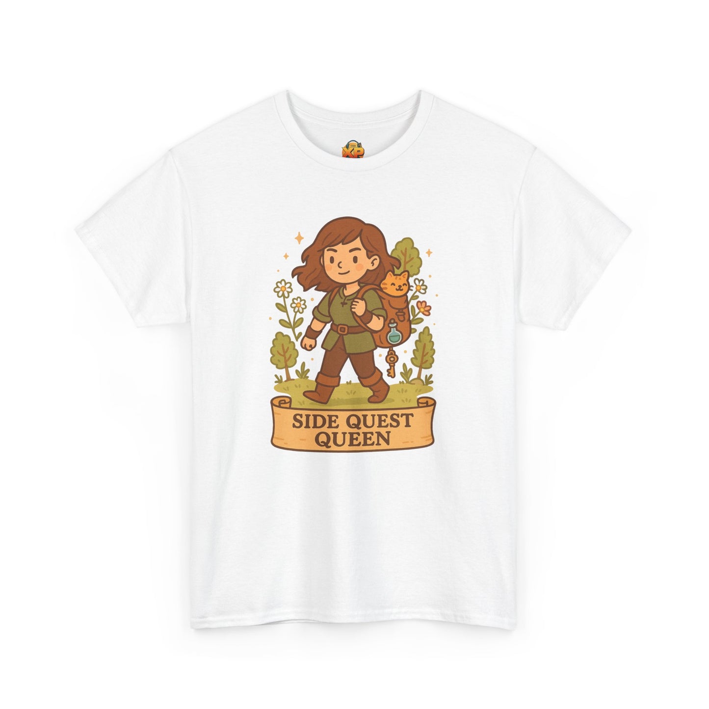 Side Quest Queen - Women's Heavy Cotton Tee