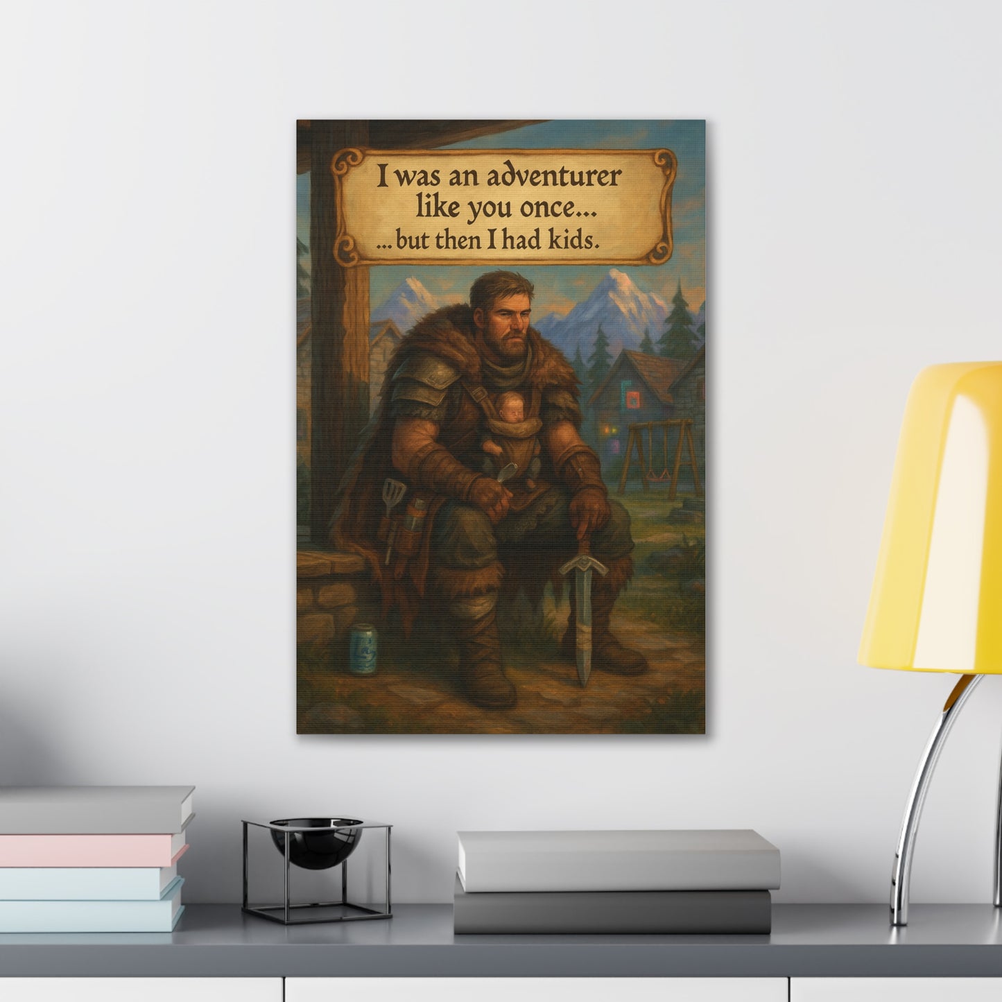 I Was an Adventurer Like You Once... Canvas Art - A Skyrim 'Took An Arrow' Parody