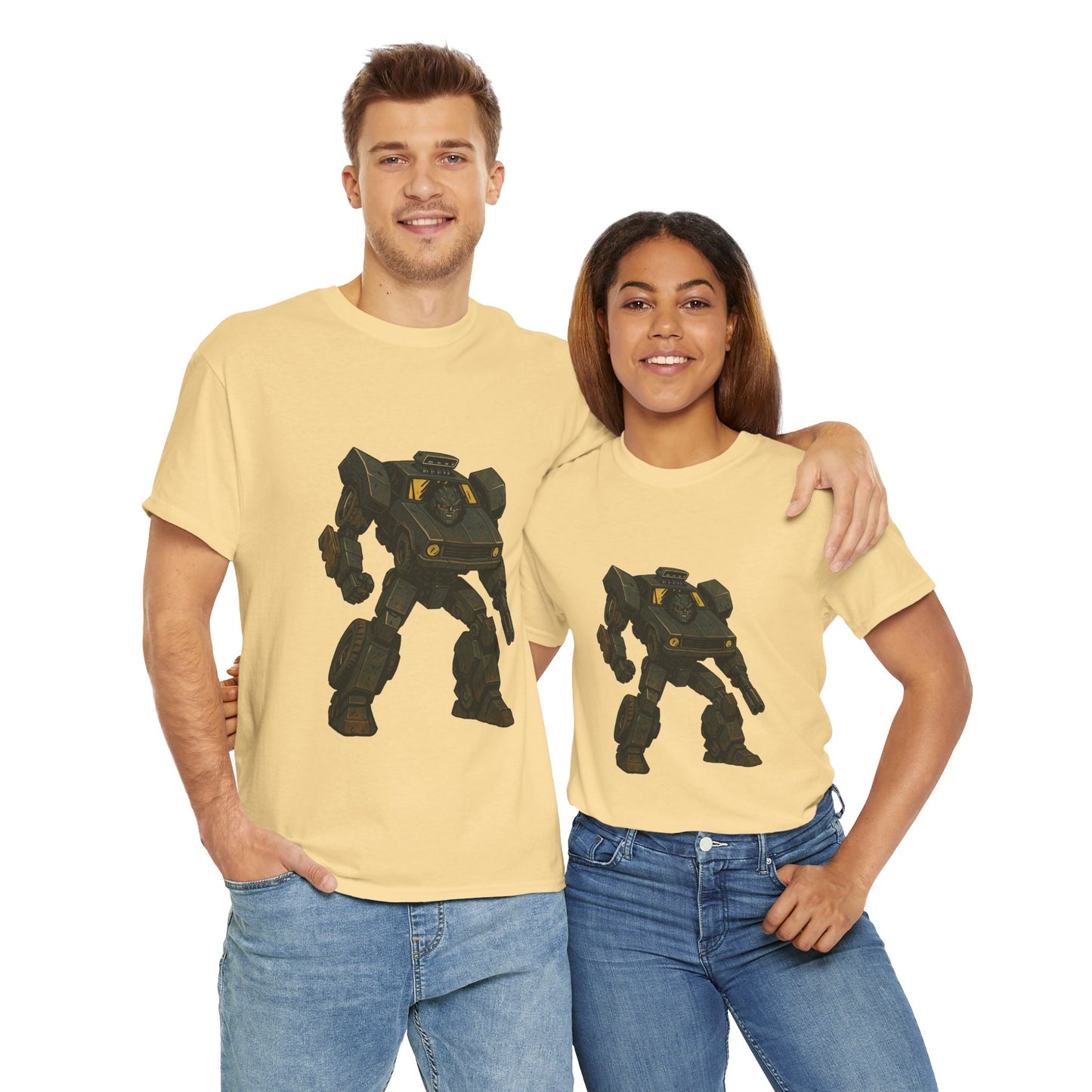 Interceptor Transformer Crossover - Men's Heavy Cotton T-Shirt