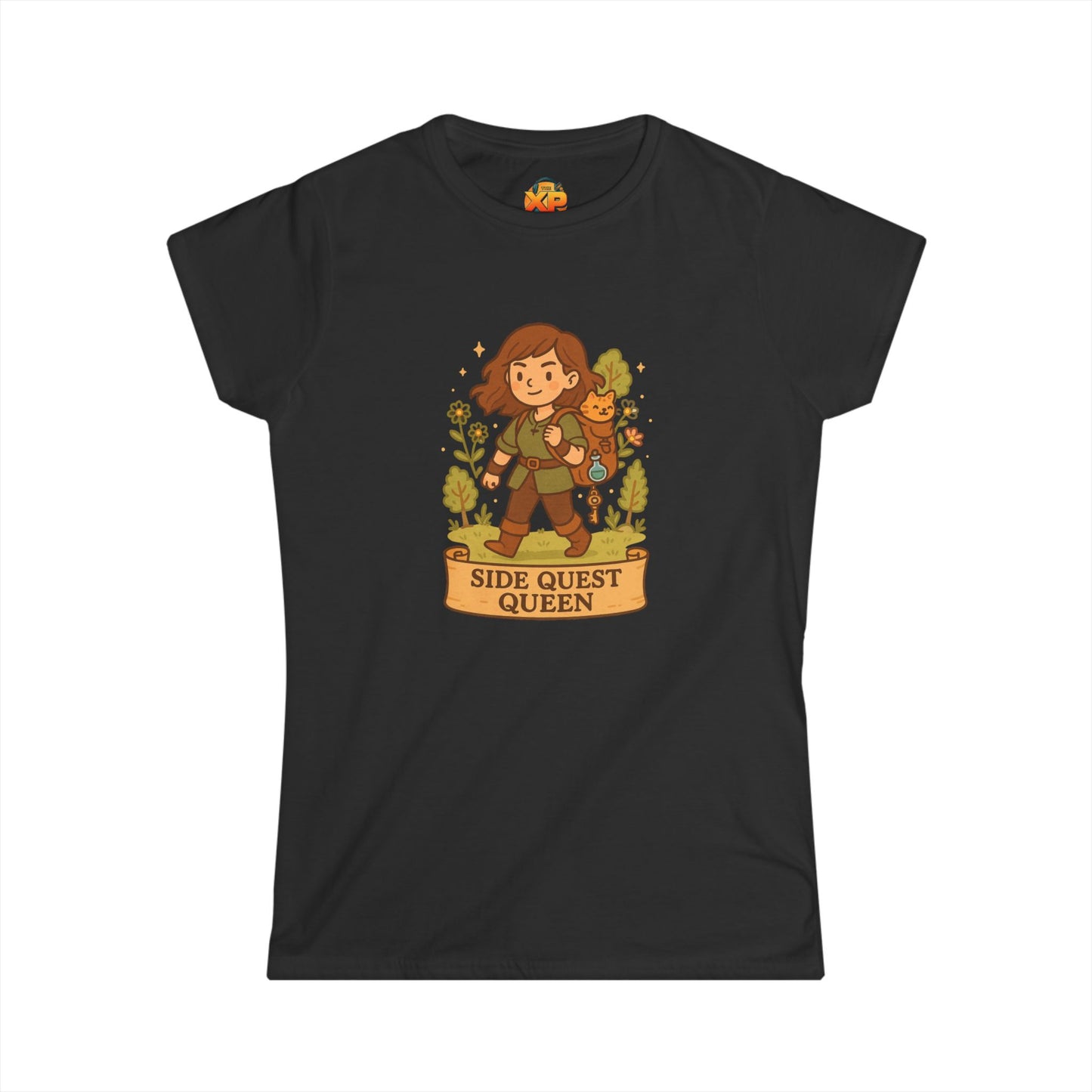 Side Quest Queen - Women's Softstyle Tee