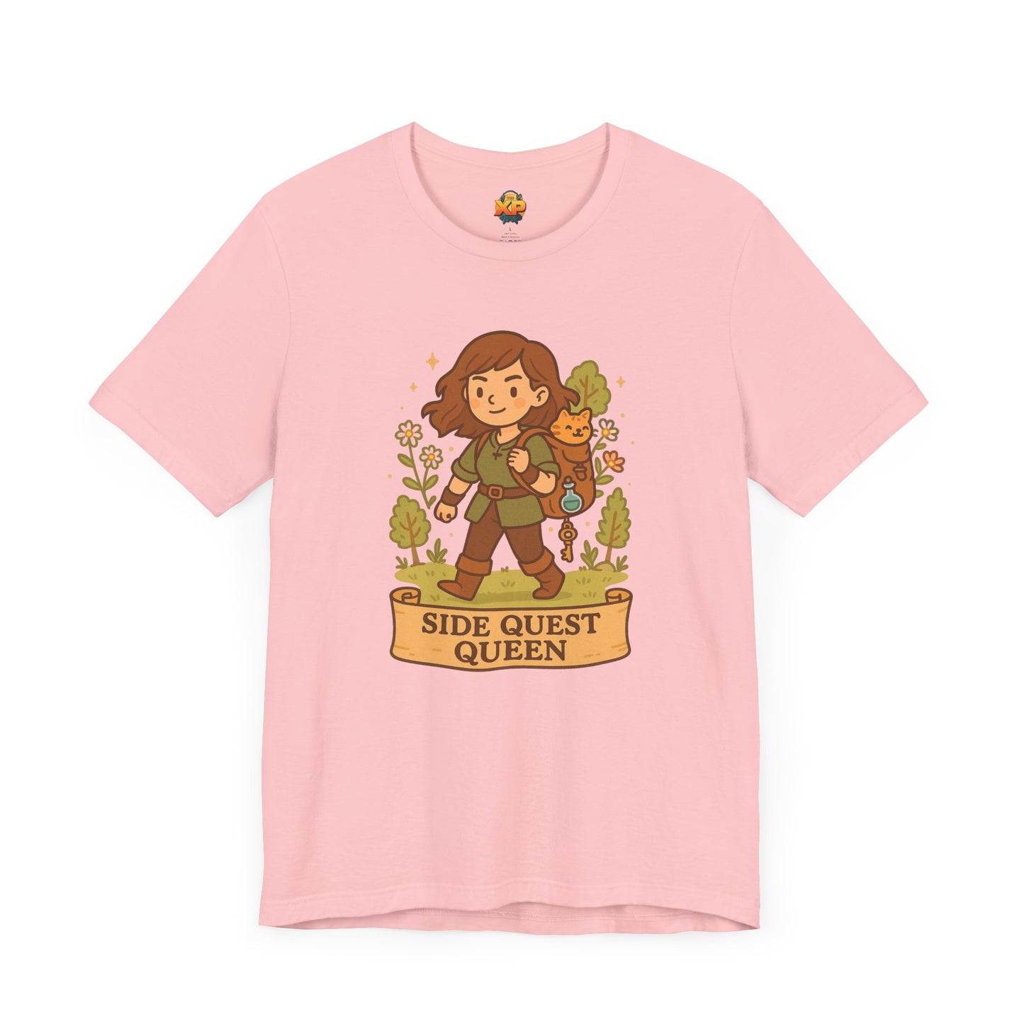 Side Quest Queen - Women's Jersey Short Sleeve Tee