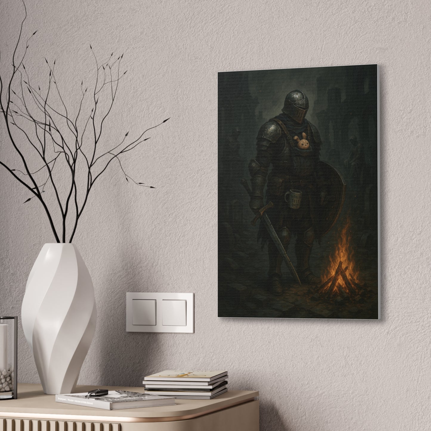 Dad Souls Canvas Art - A Dark Souls Parody