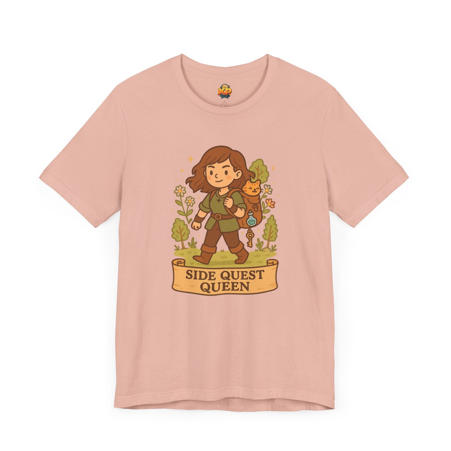 Side Quest Queen - Women's Jersey Short Sleeve Tee