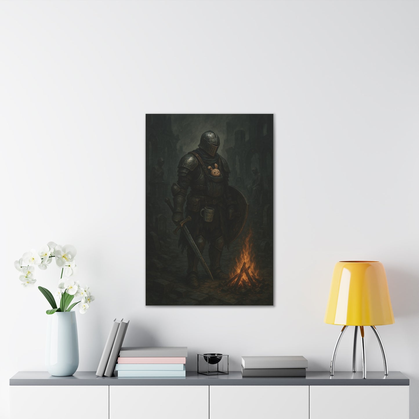 Dad Souls Canvas Art - A Dark Souls Parody