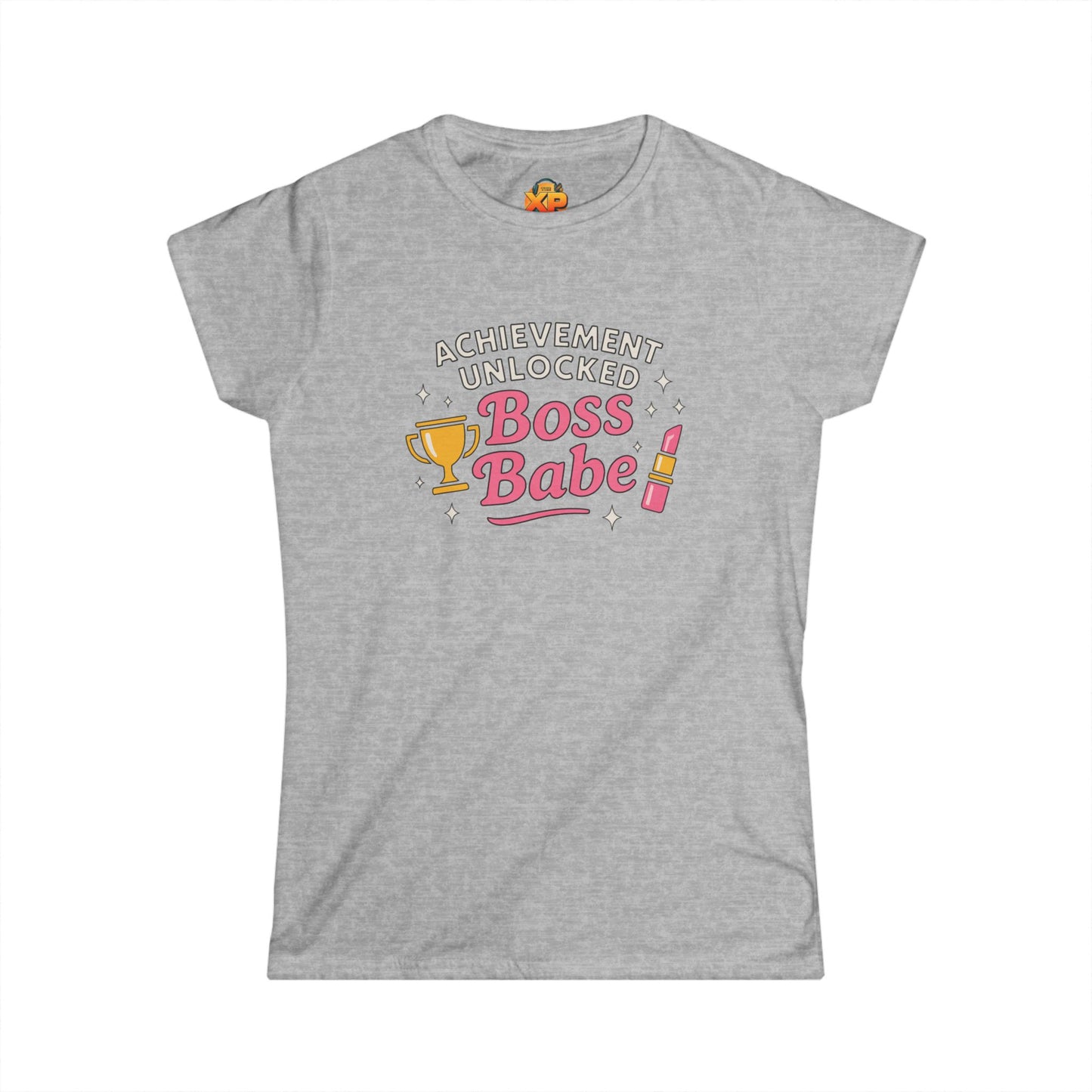 Achievement Unlocked Boss Babe - Women's Softstyle Tee