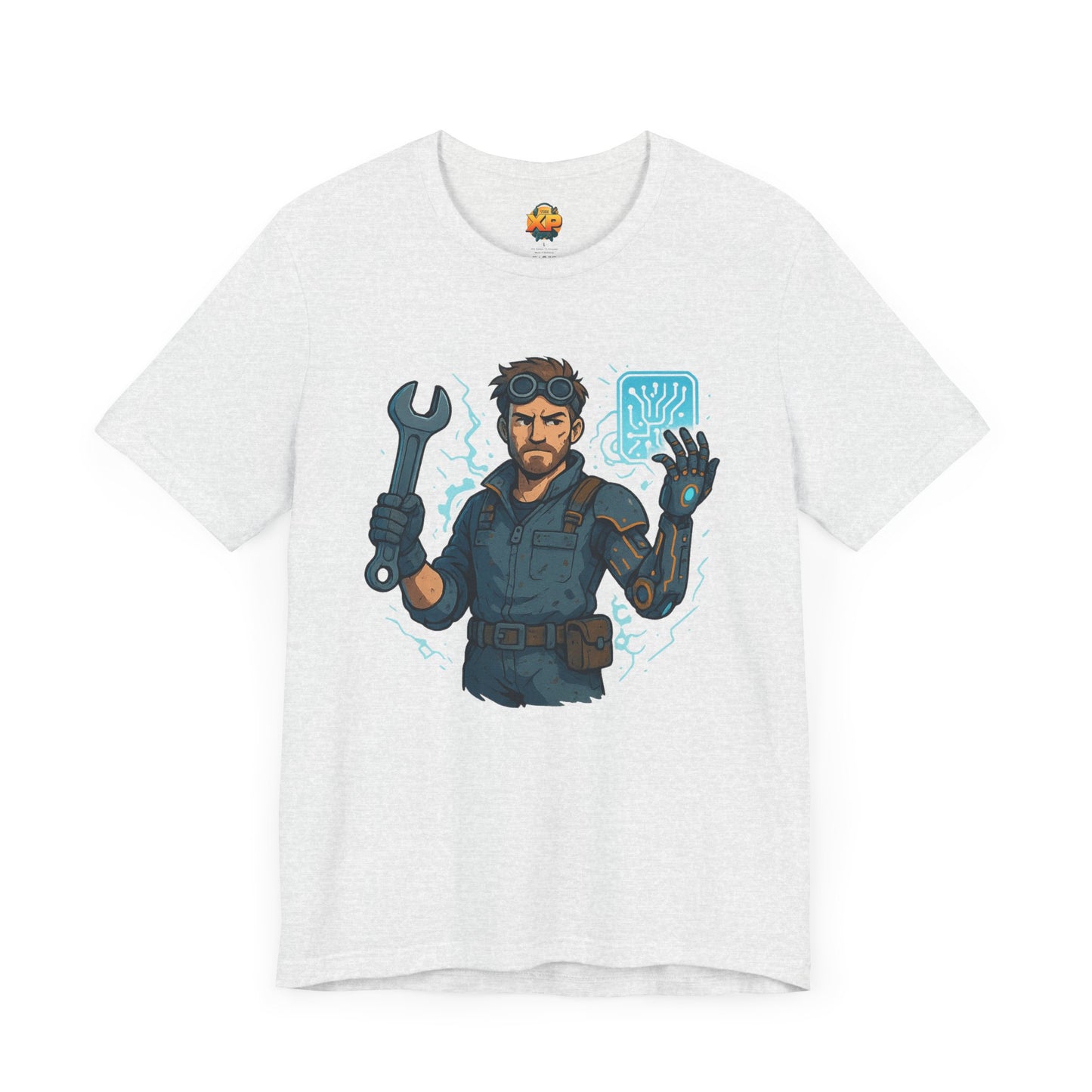 Nerdcore Icons - The Mech Engineer - Unisex Jersey Short Sleeve Tee
