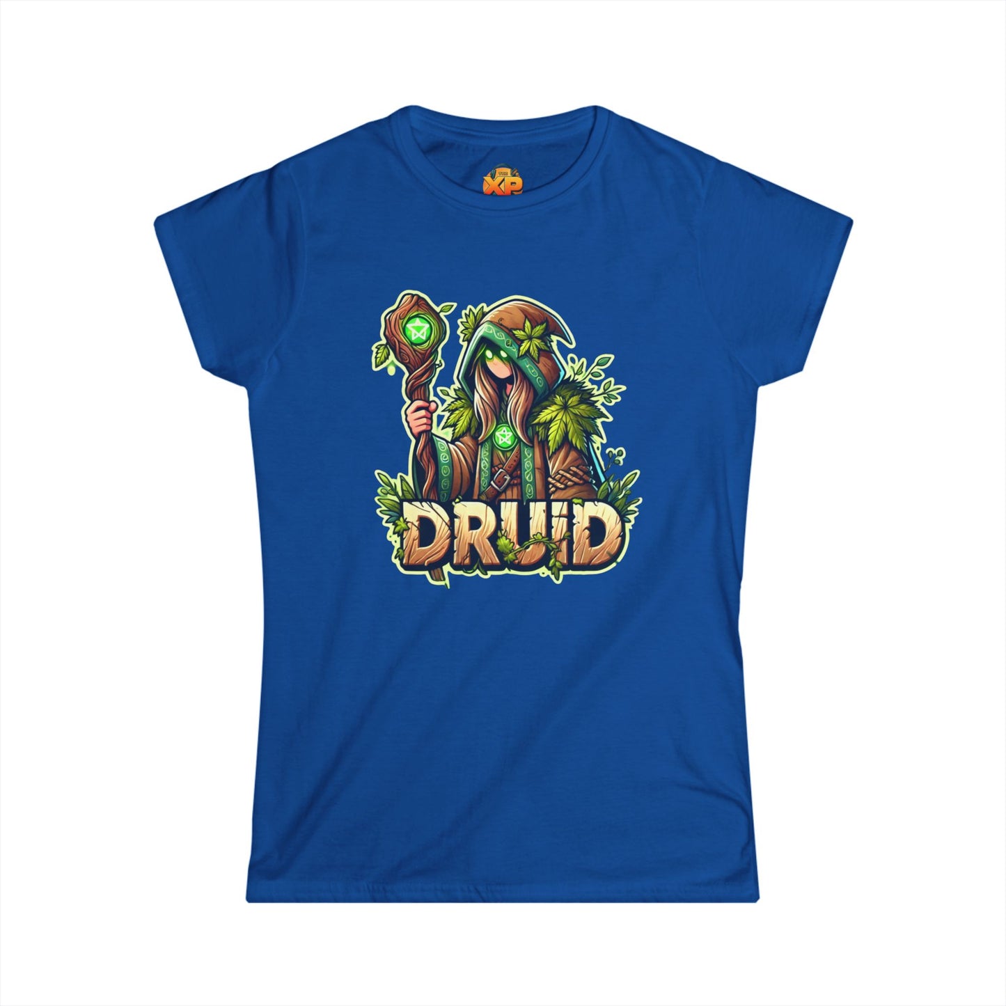Druid Cartoon - Women's Softstyle Tee