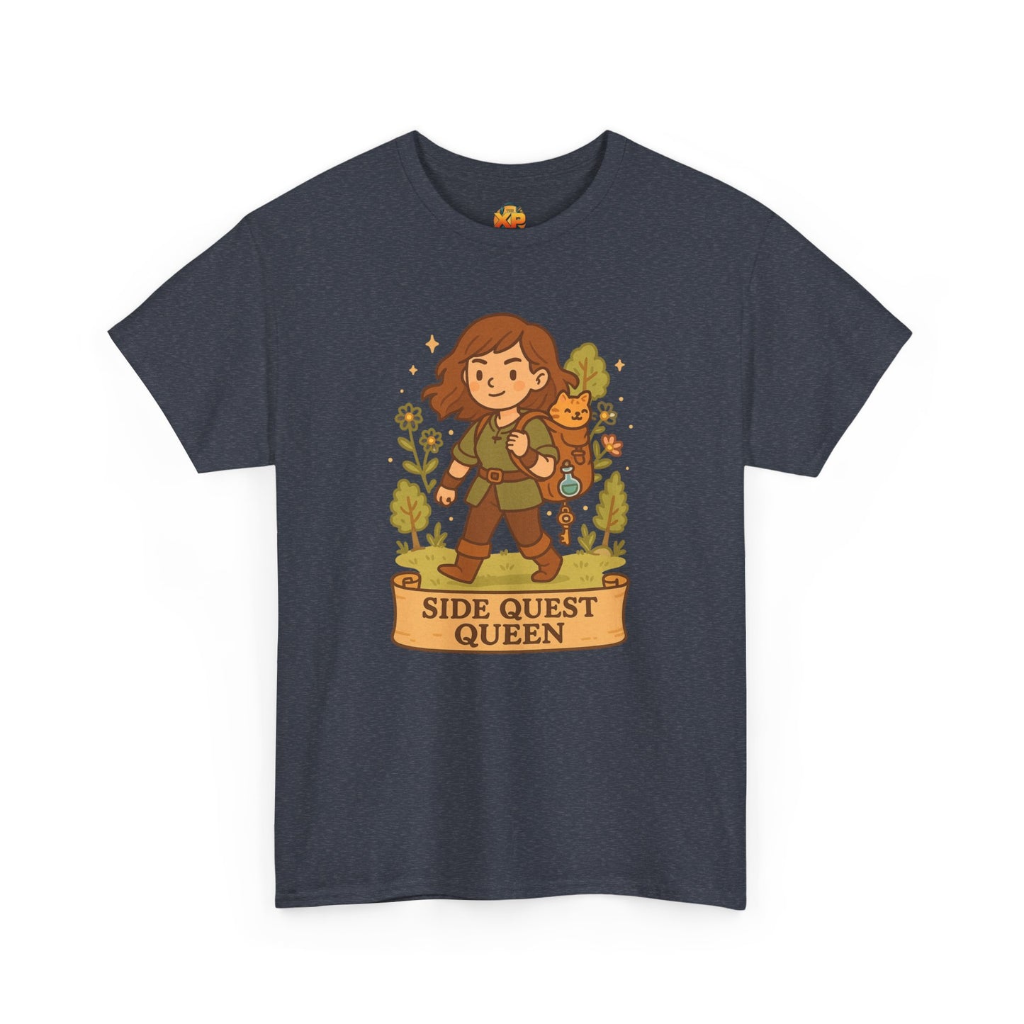 Side Quest Queen - Women's Heavy Cotton Tee