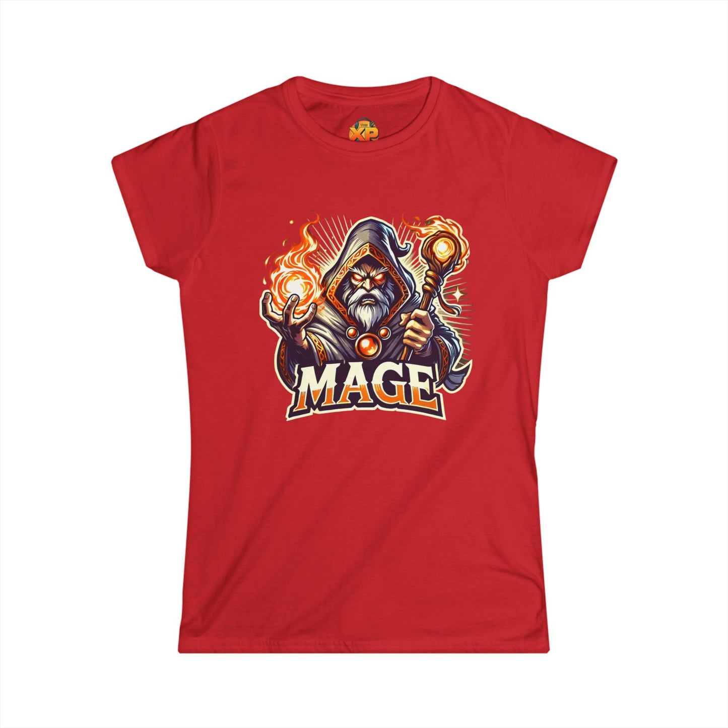 Mage Cartoon - Women's Softstyle Tee