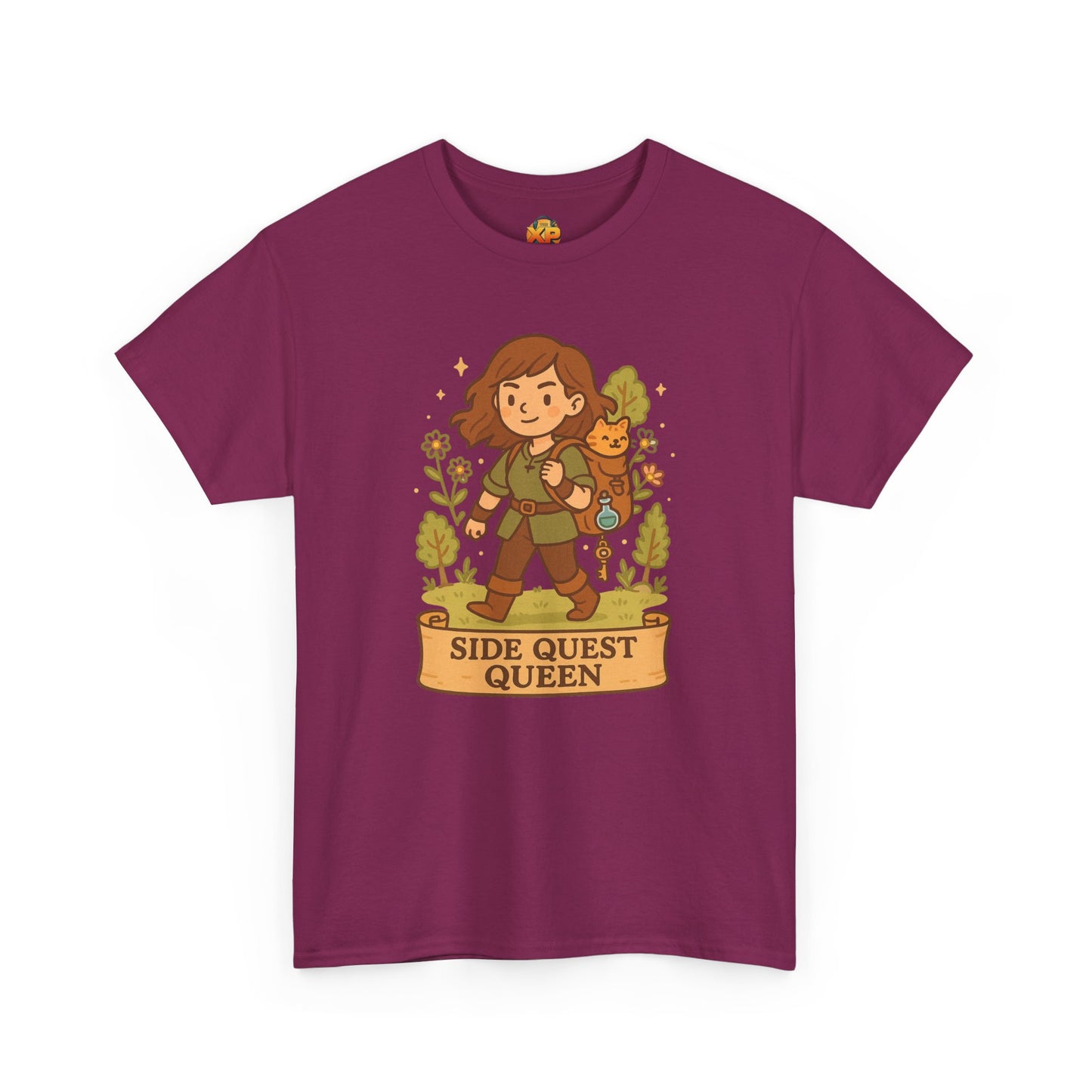 Side Quest Queen - Women's Heavy Cotton Tee