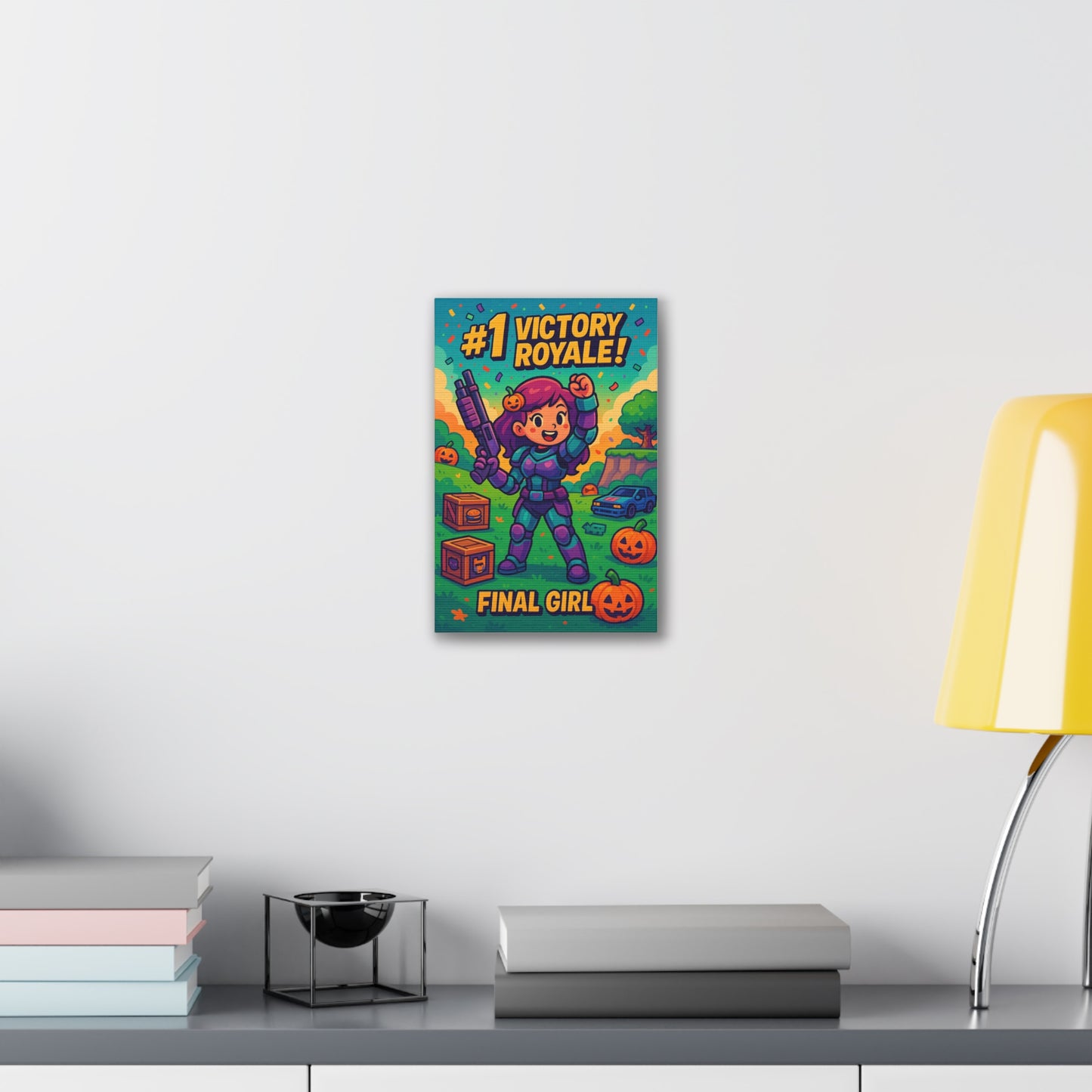 #1 Victory Royale! Final Girl - Canvas Print