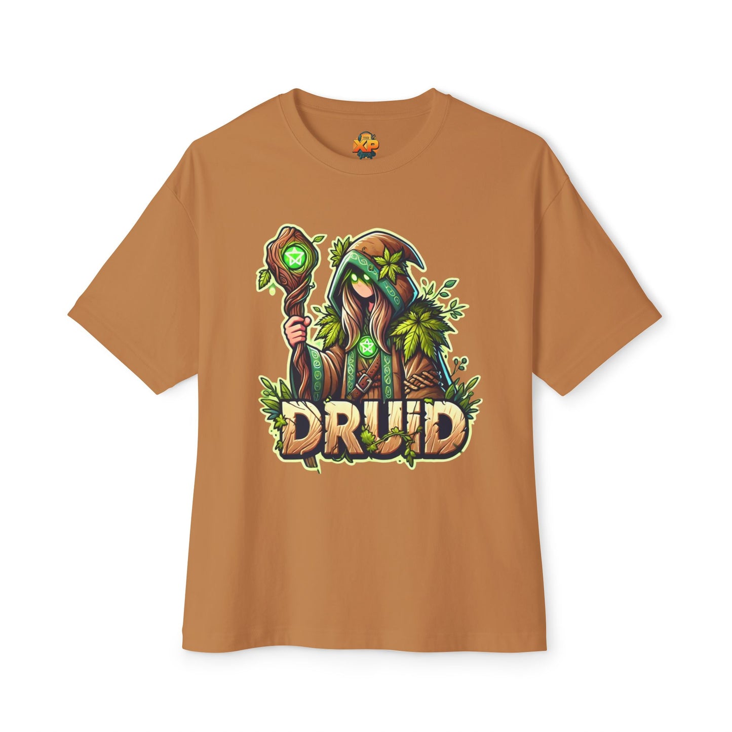 Druid Cartoon - Women's Oversized Boxy Tee