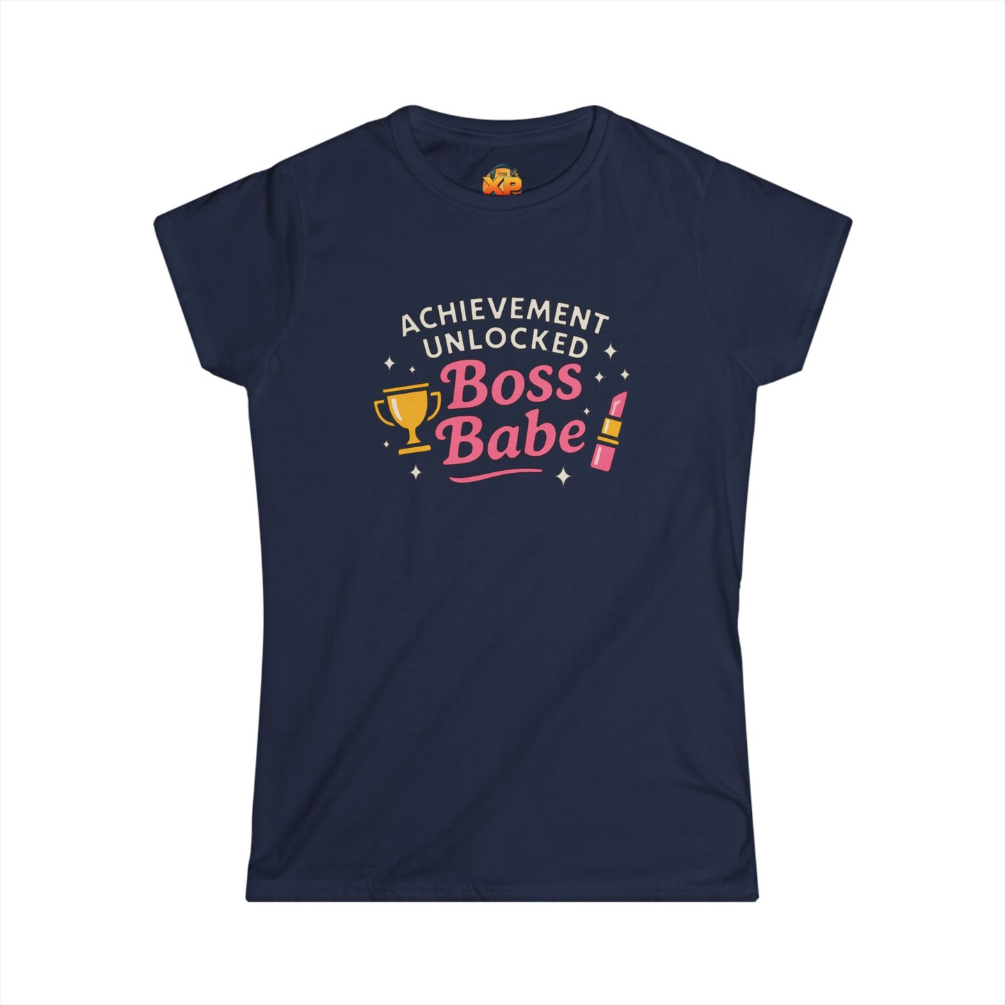 Achievement Unlocked Boss Babe - Women's Softstyle Tee