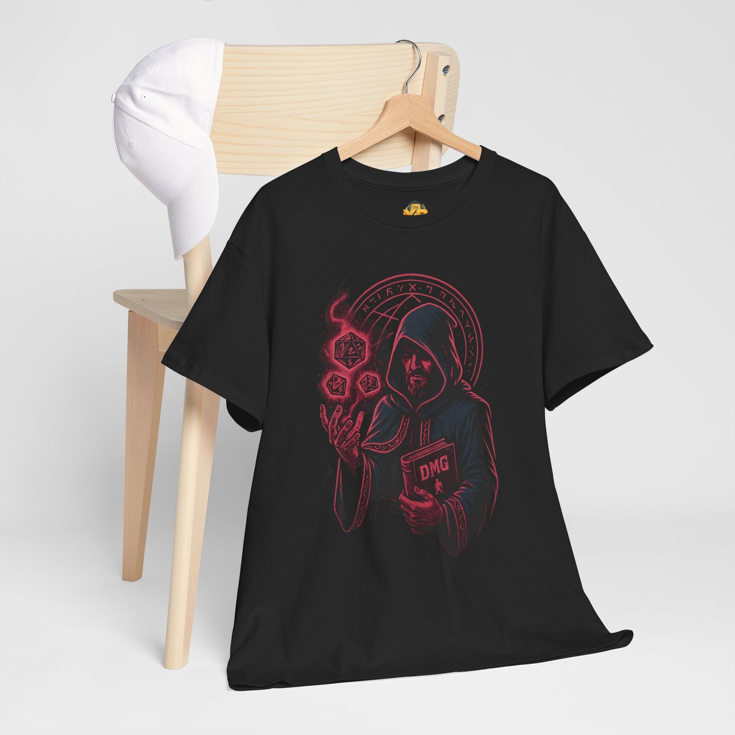 Nerdcore Icons - The Dungeon Master (Red) - Unisex Heavy Cotton Tee