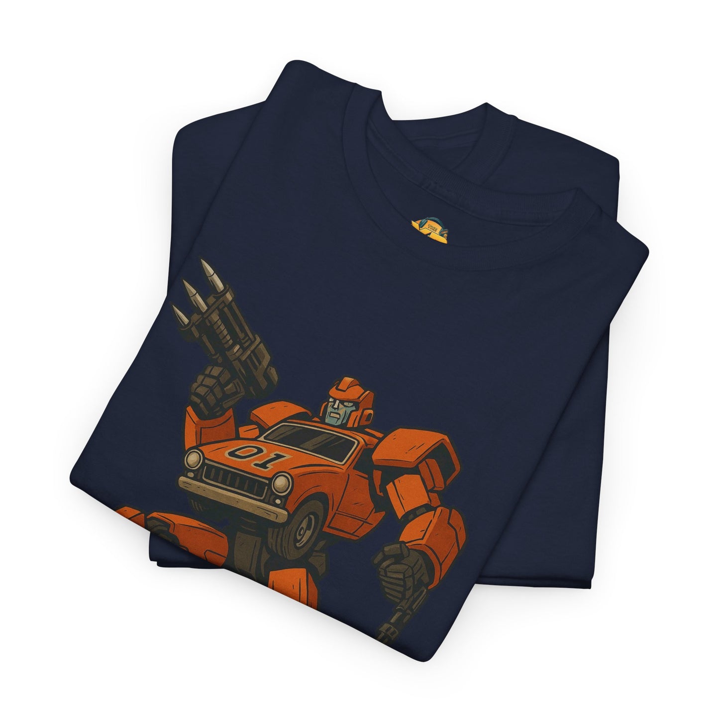 General Lee Transformer Crossover - Men's Heavy Cotton T-Shirt