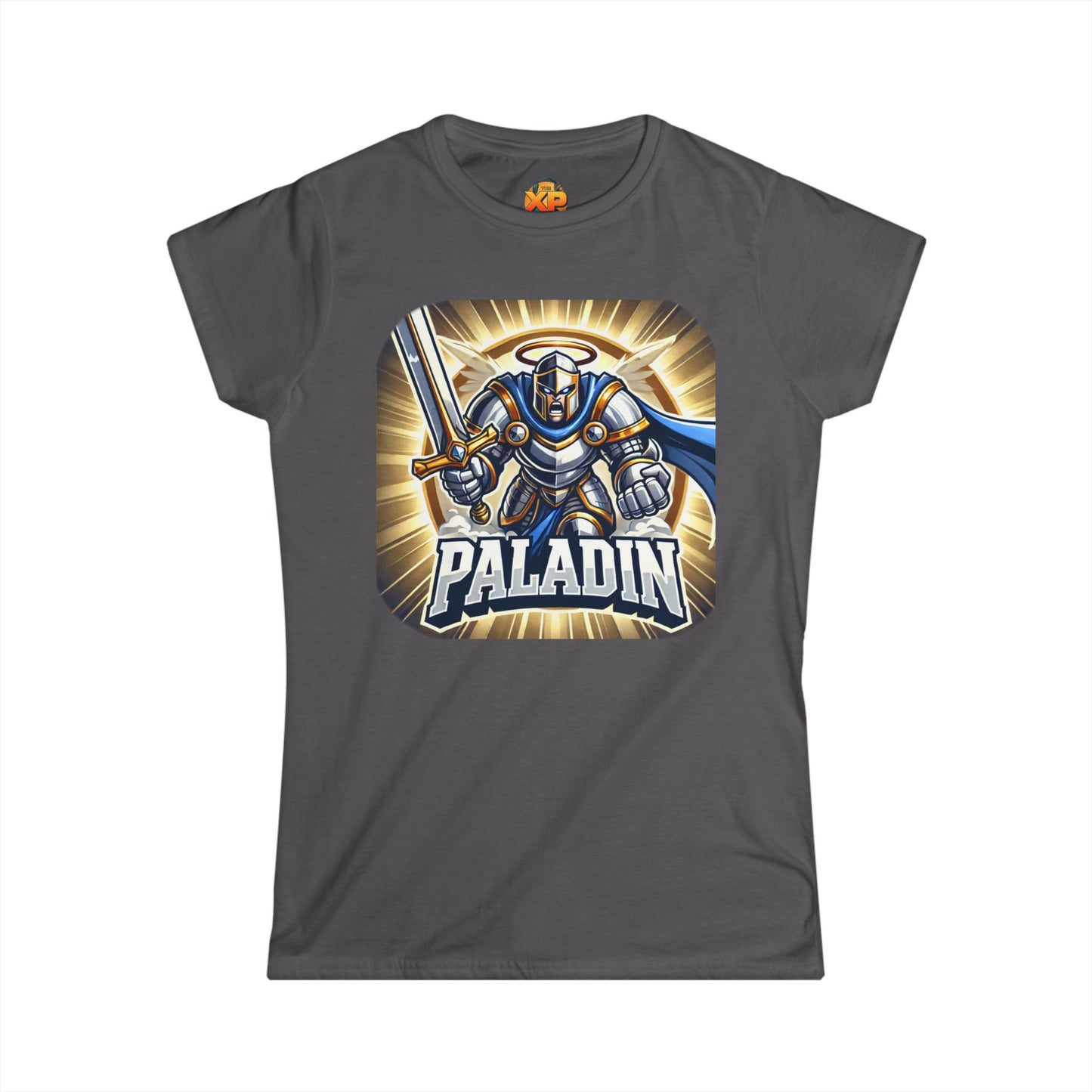 Paladin Cartoon - Women's Softstyle Tee
