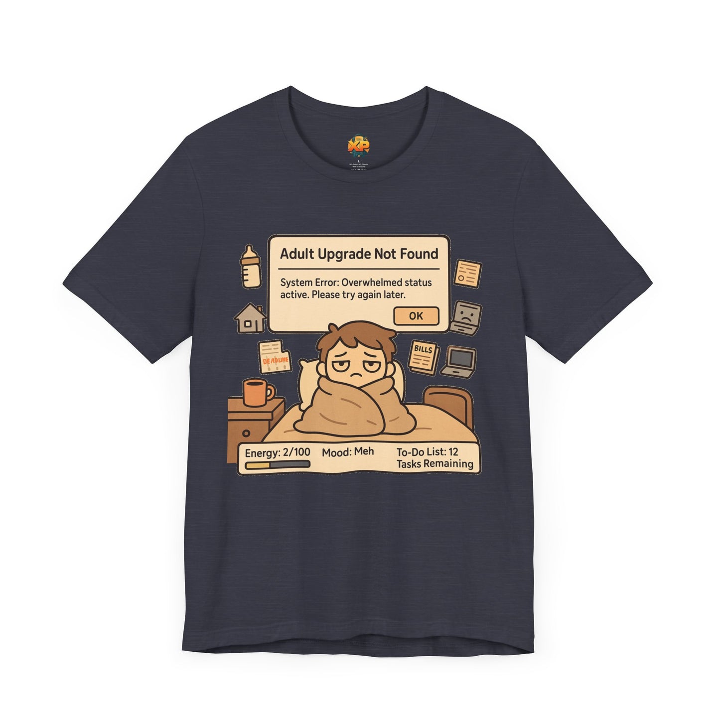 "Adult Upgrade Not Found" - Men's Jersey Short Sleeve Tee