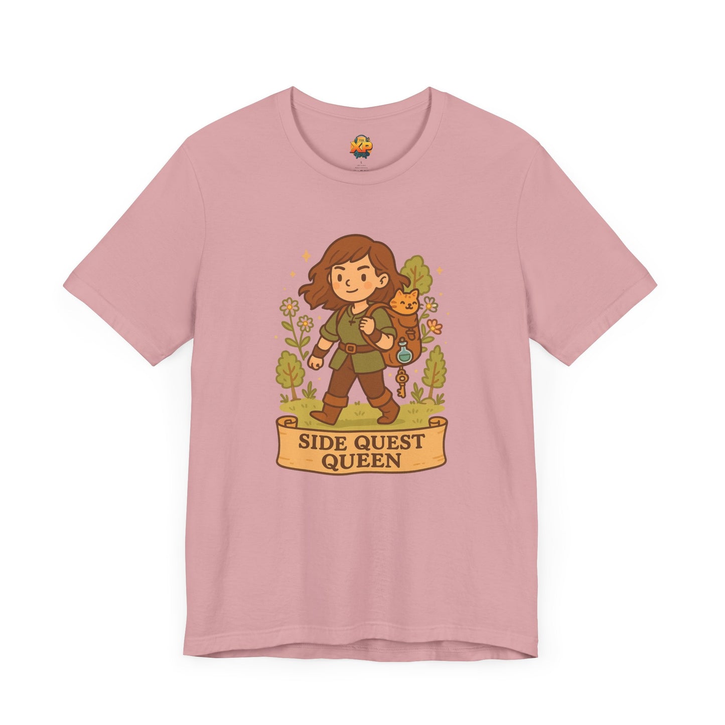 Side Quest Queen - Women's Jersey Short Sleeve Tee