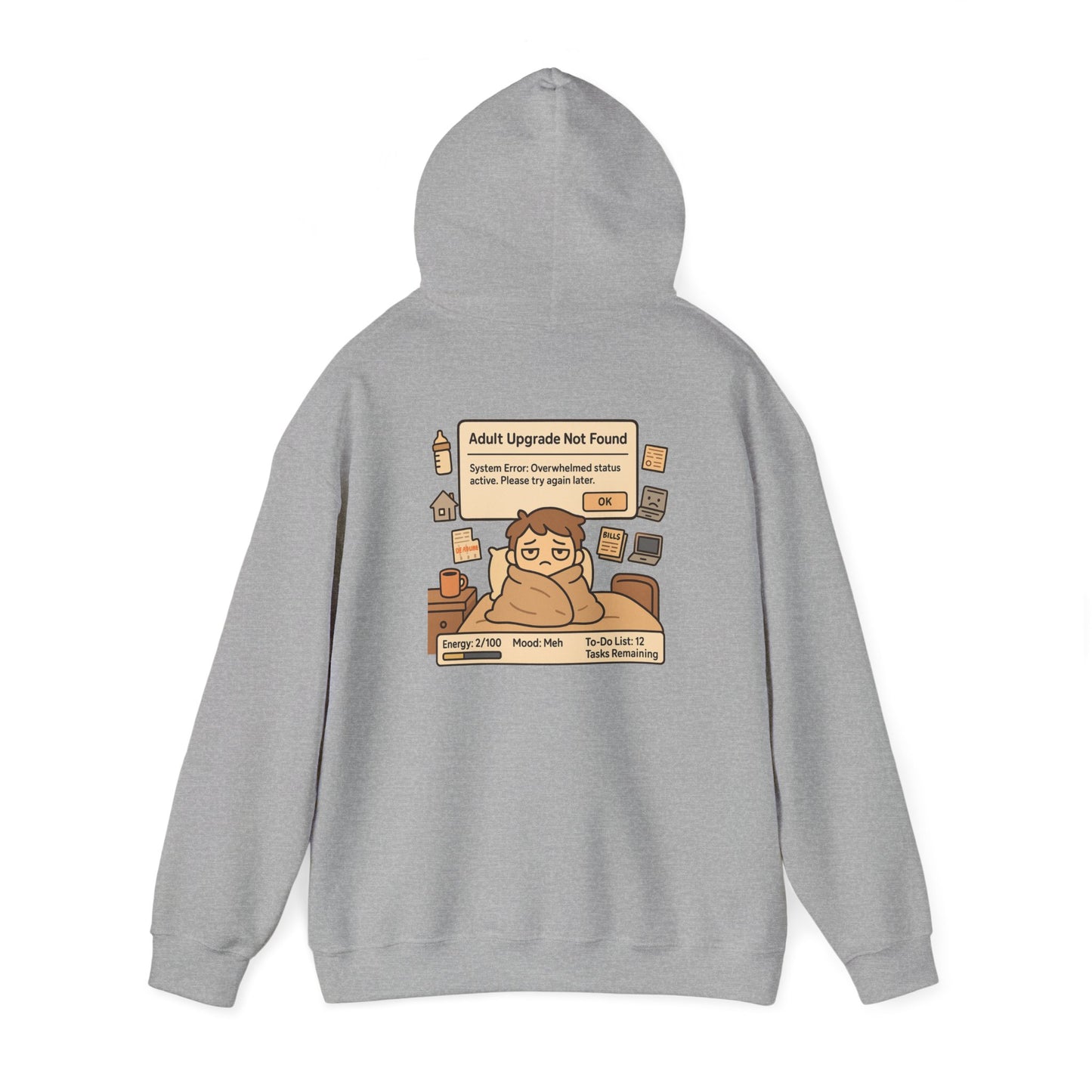 "Adult Upgrade Not Found" - Unisex Heavy Blend™ Hoodie