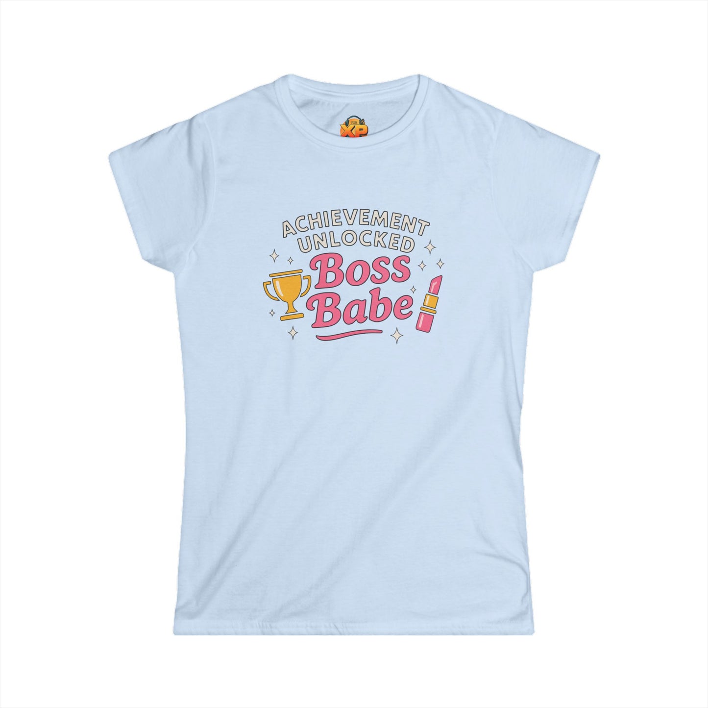 Achievement Unlocked Boss Babe - Women's Softstyle Tee