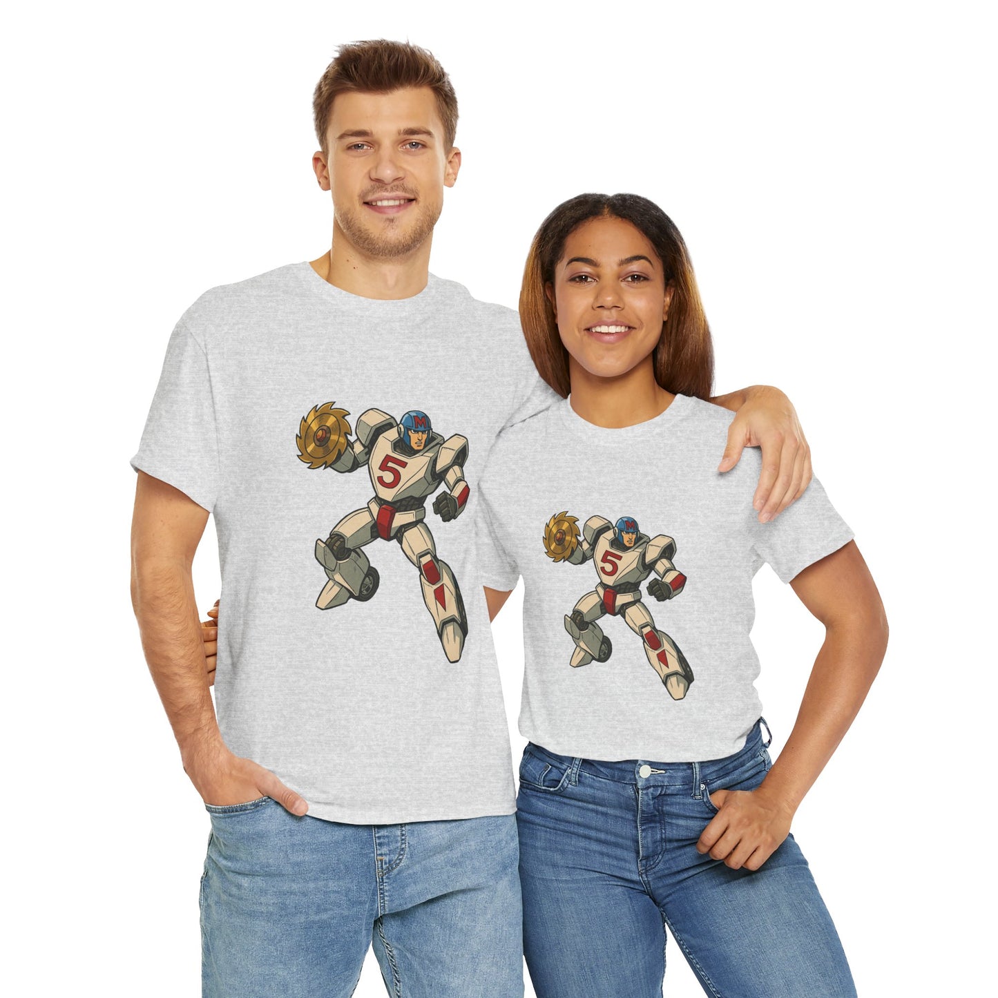 Mach 5 Transformer Crossover - Men's Heavy Cotton T-Shirt