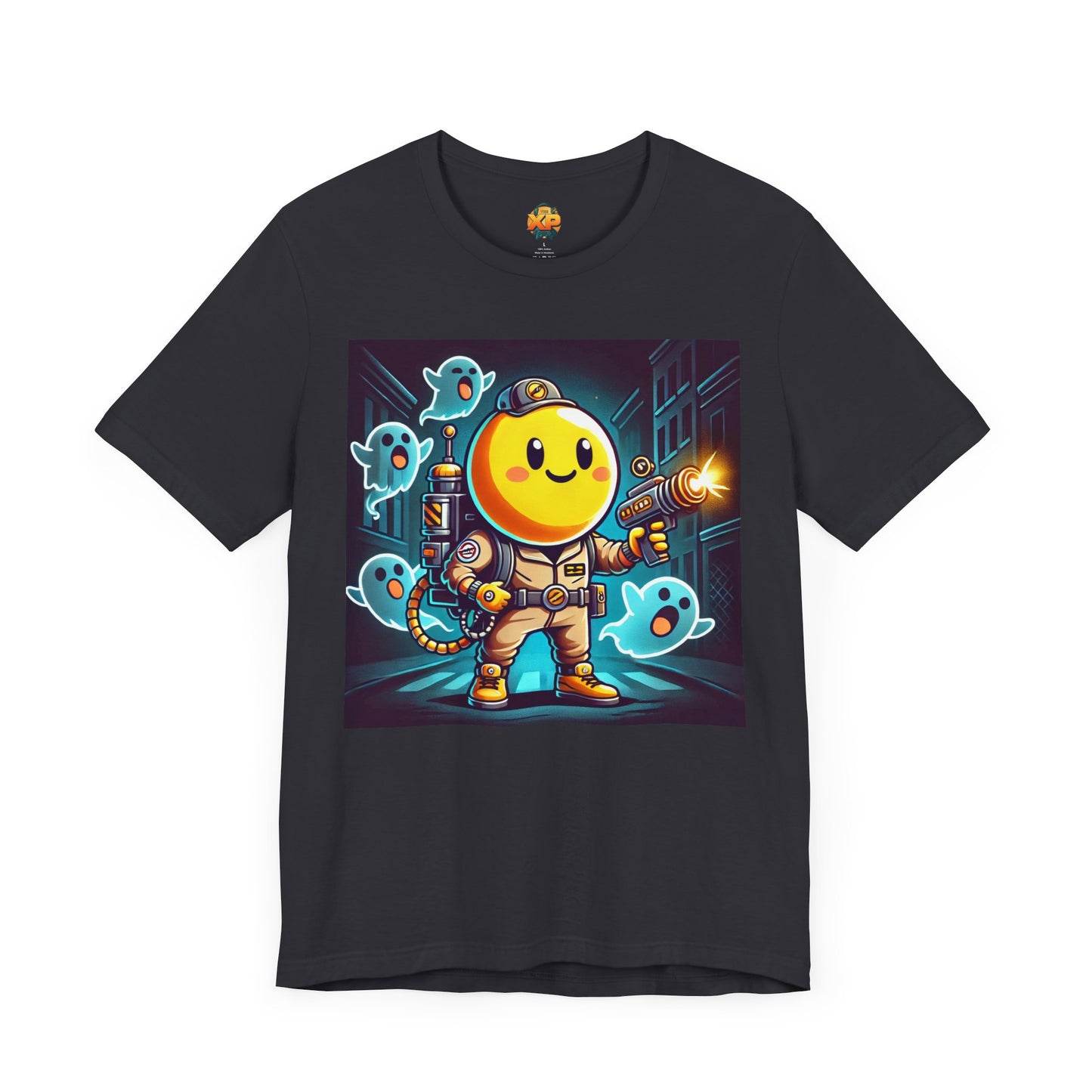 Ghost Hunting Yellow Dude - Men's Jersey Short Sleeve Tee