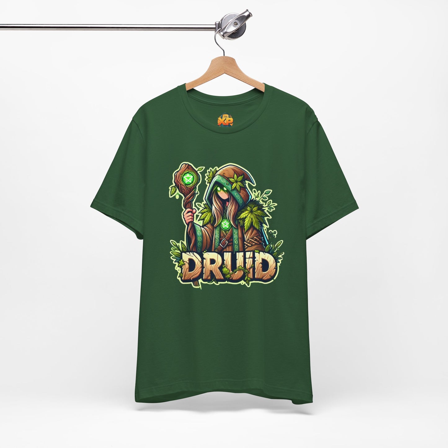 Druid Cartoon - Men's Jersey Short Sleeve Tee