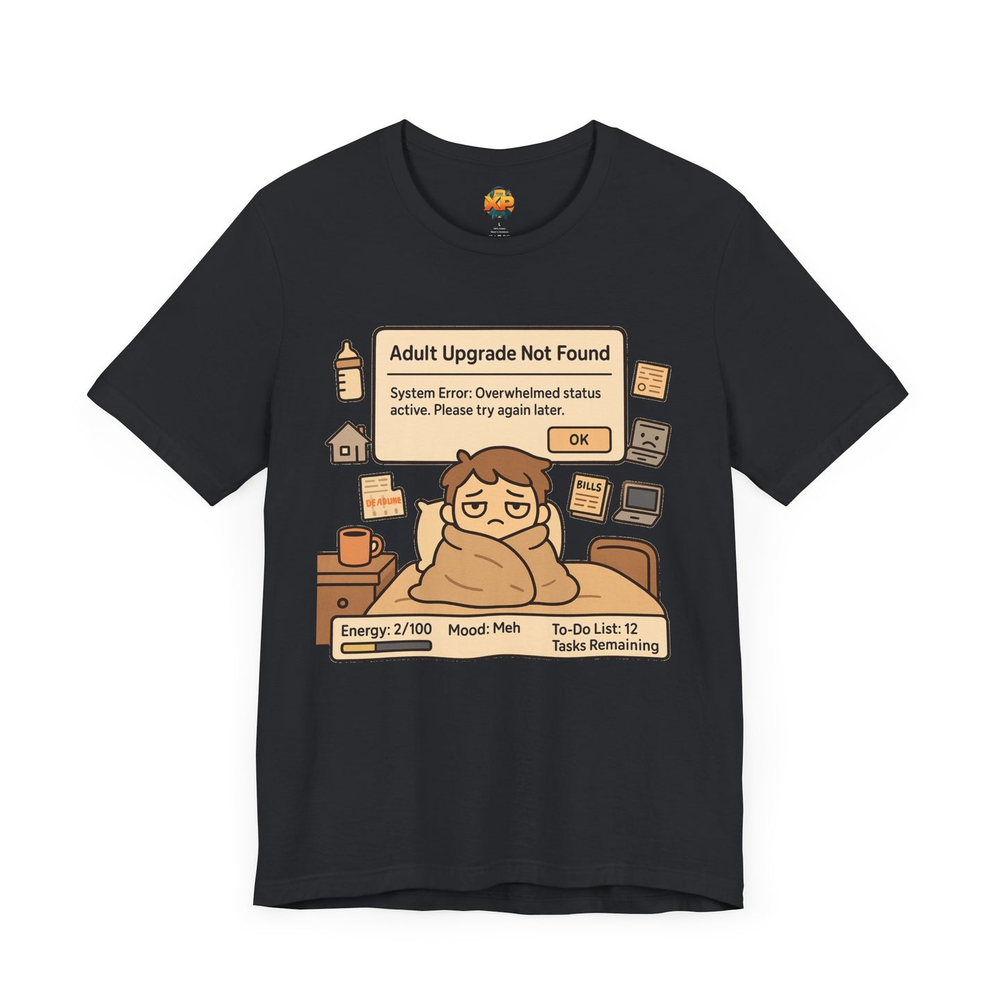 "Adult Upgrade Not Found" - Men's Jersey Short Sleeve Tee