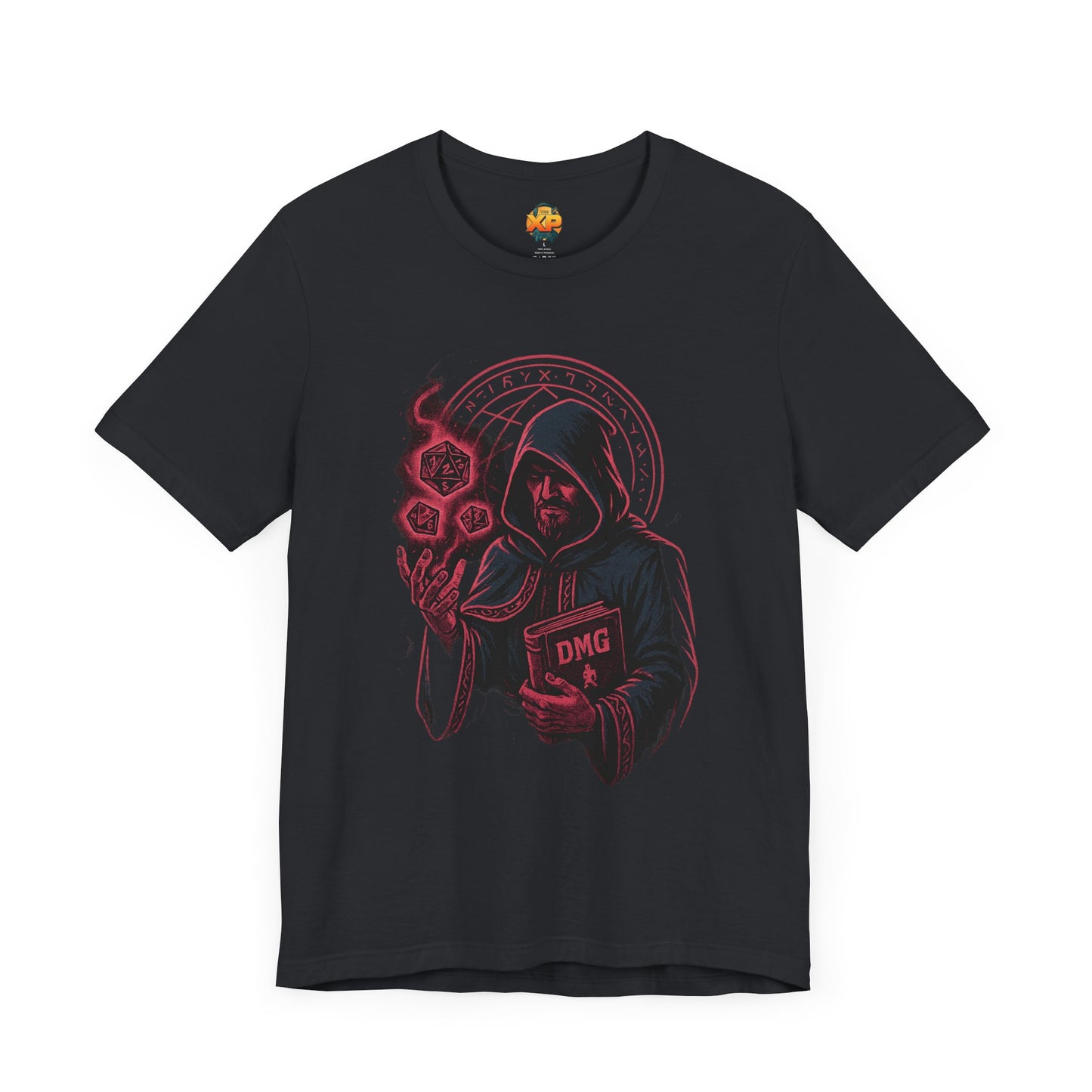 Nerdcore Icons - The Dungeon Master (Red) - Unisex Jersey Short Sleeve Tee