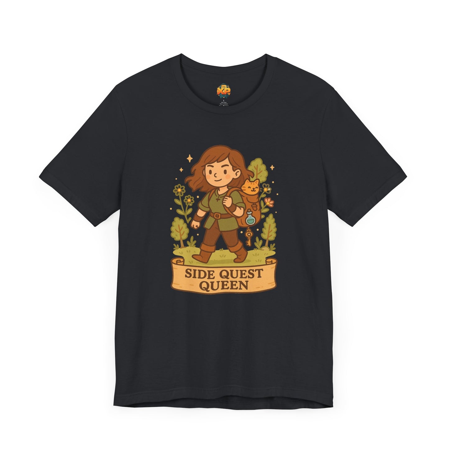 Side Quest Queen - Women's Jersey Short Sleeve Tee
