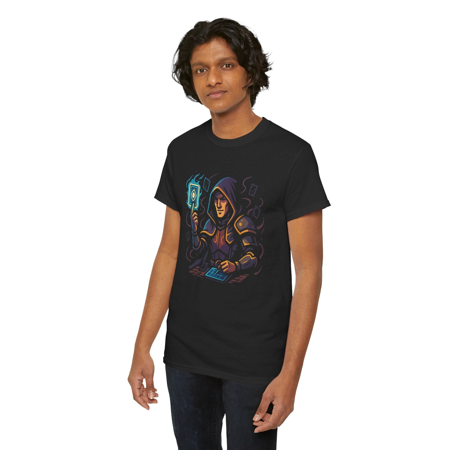 Nerdcore Icons - The Card Duelist - Unisex Heavy Cotton Tee