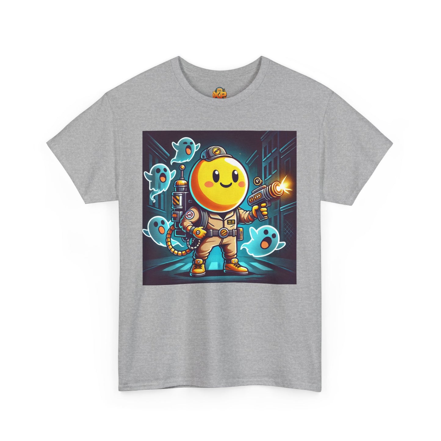 Ghost Hunting Yellow Dude - Men's Heavy Cotton Tee