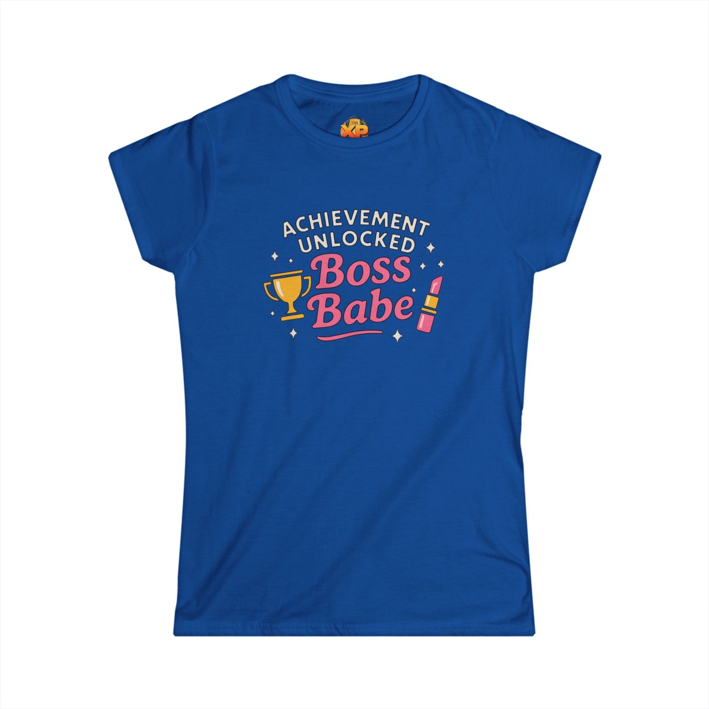 Achievement Unlocked Boss Babe - Women's Softstyle Tee