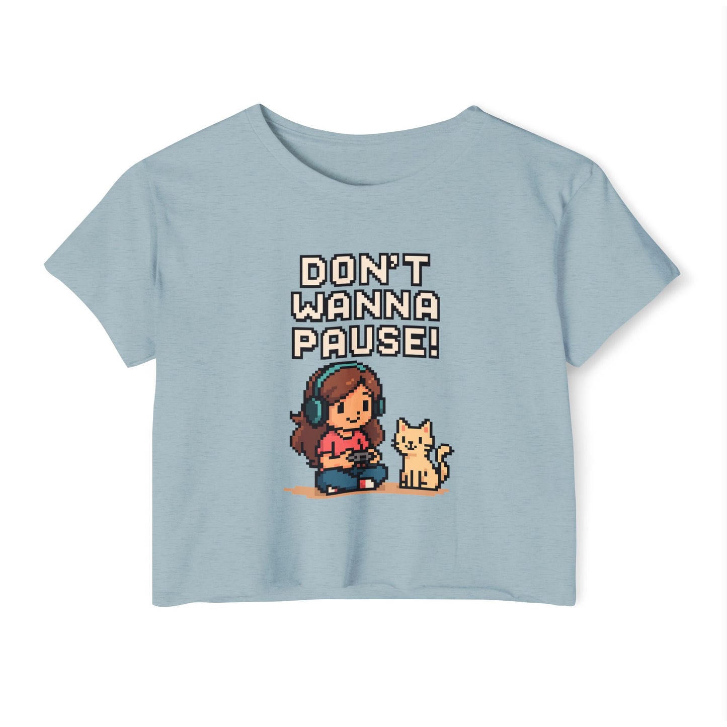 Don't Wanna Pause - Festival Crop Top
