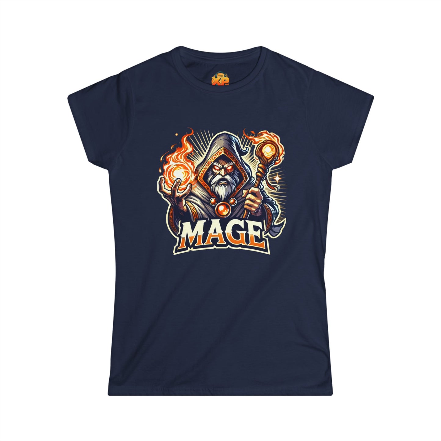 Mage Cartoon - Women's Softstyle Tee