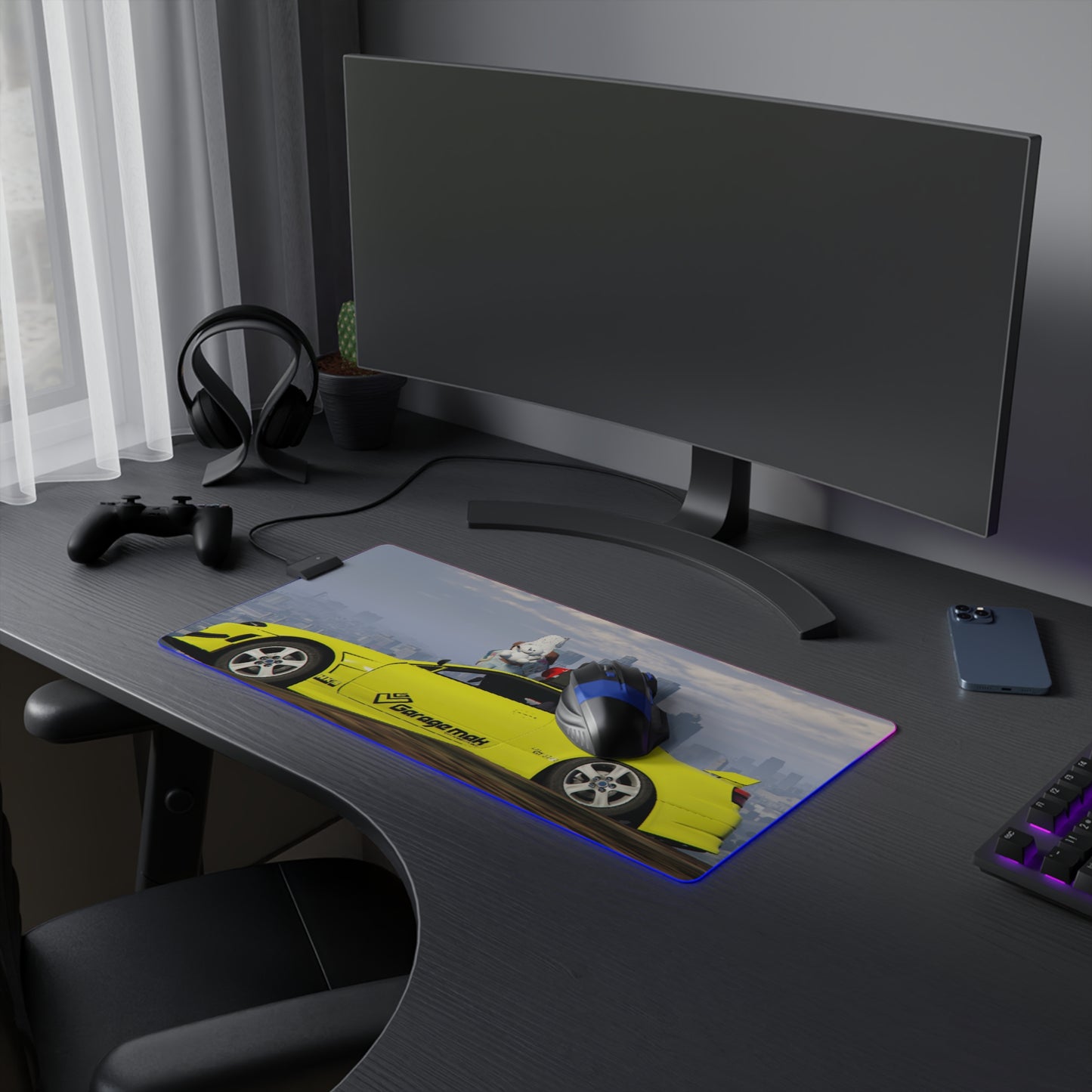 Founders & lovers overlooking their creation - RGB Gaming Mouse Pad