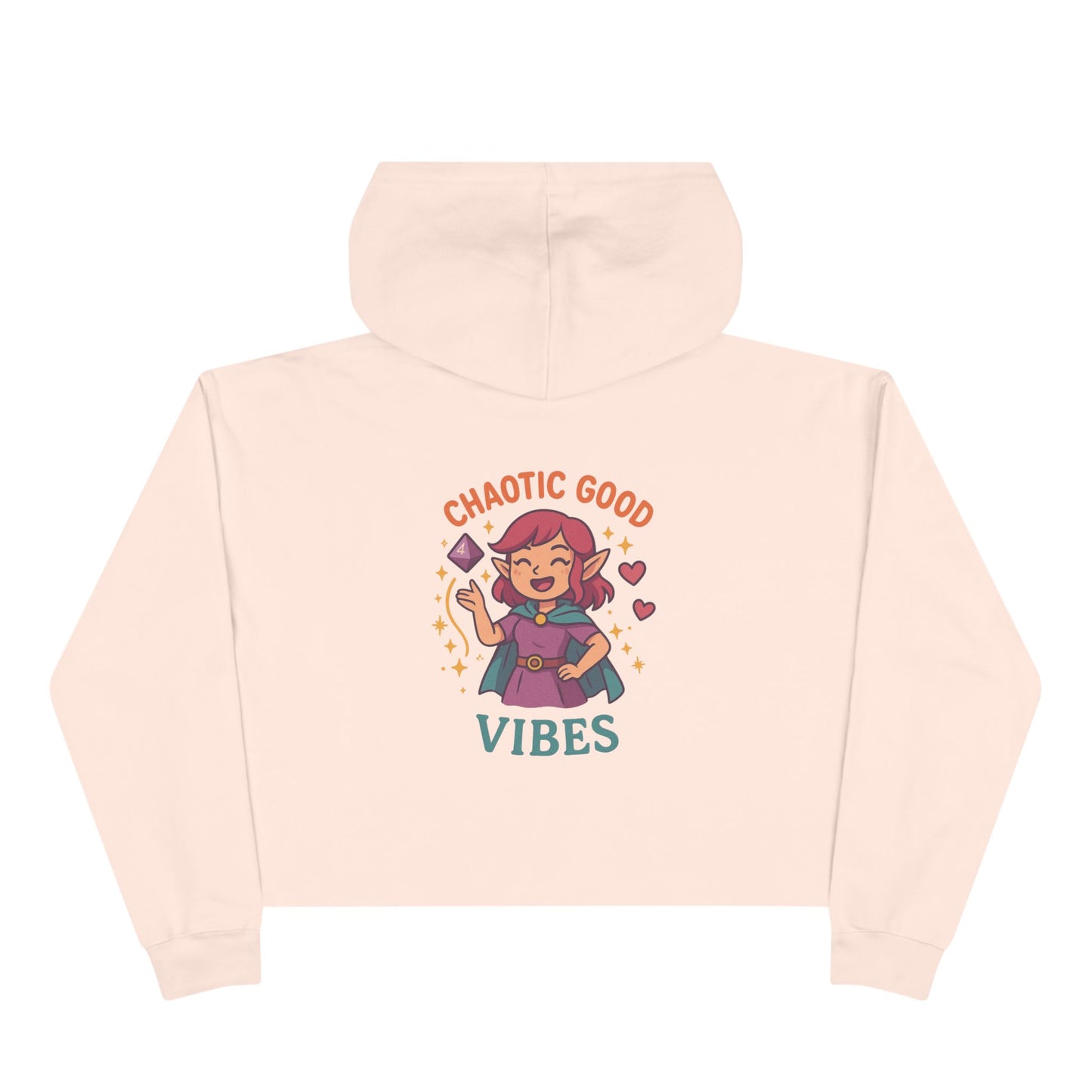 Chaotic Good Vibes - Crop Hoodie