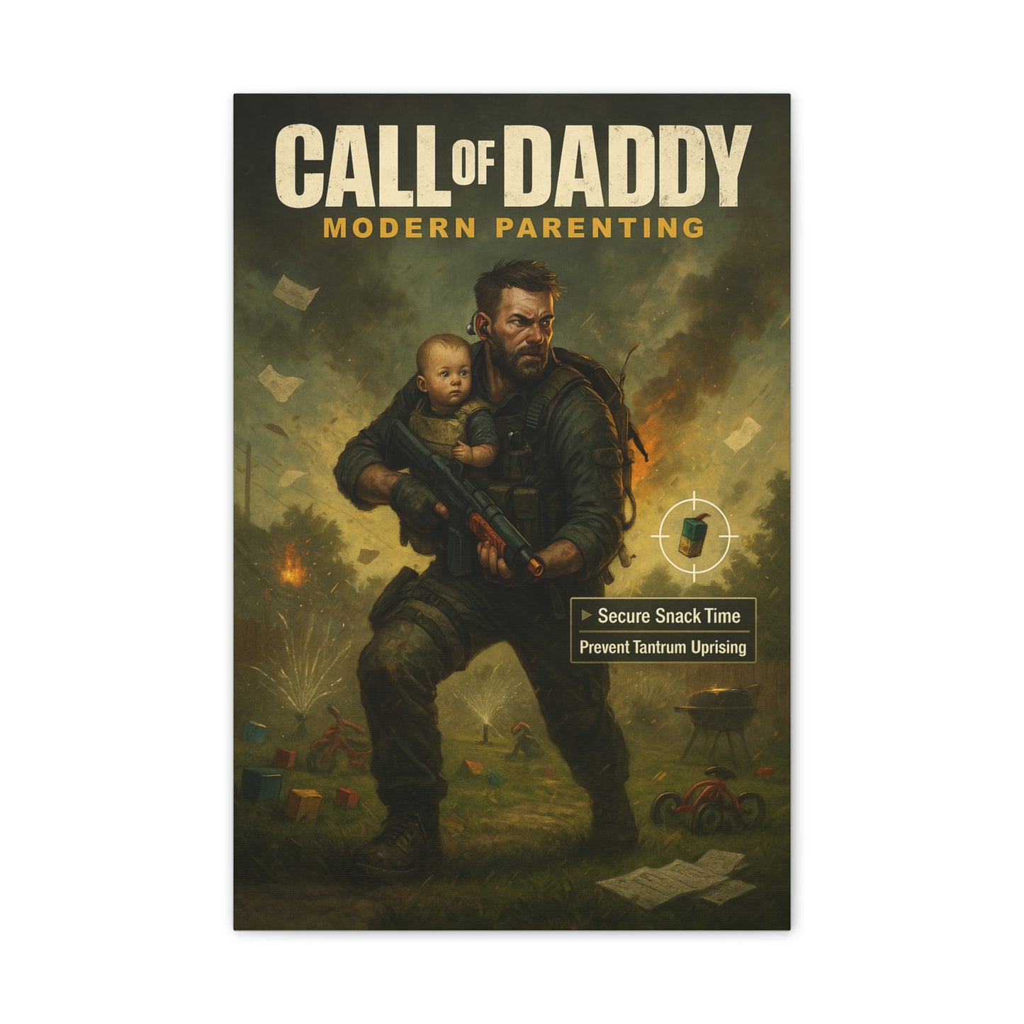 Call of Daddy Canvas Art - A CoD parody