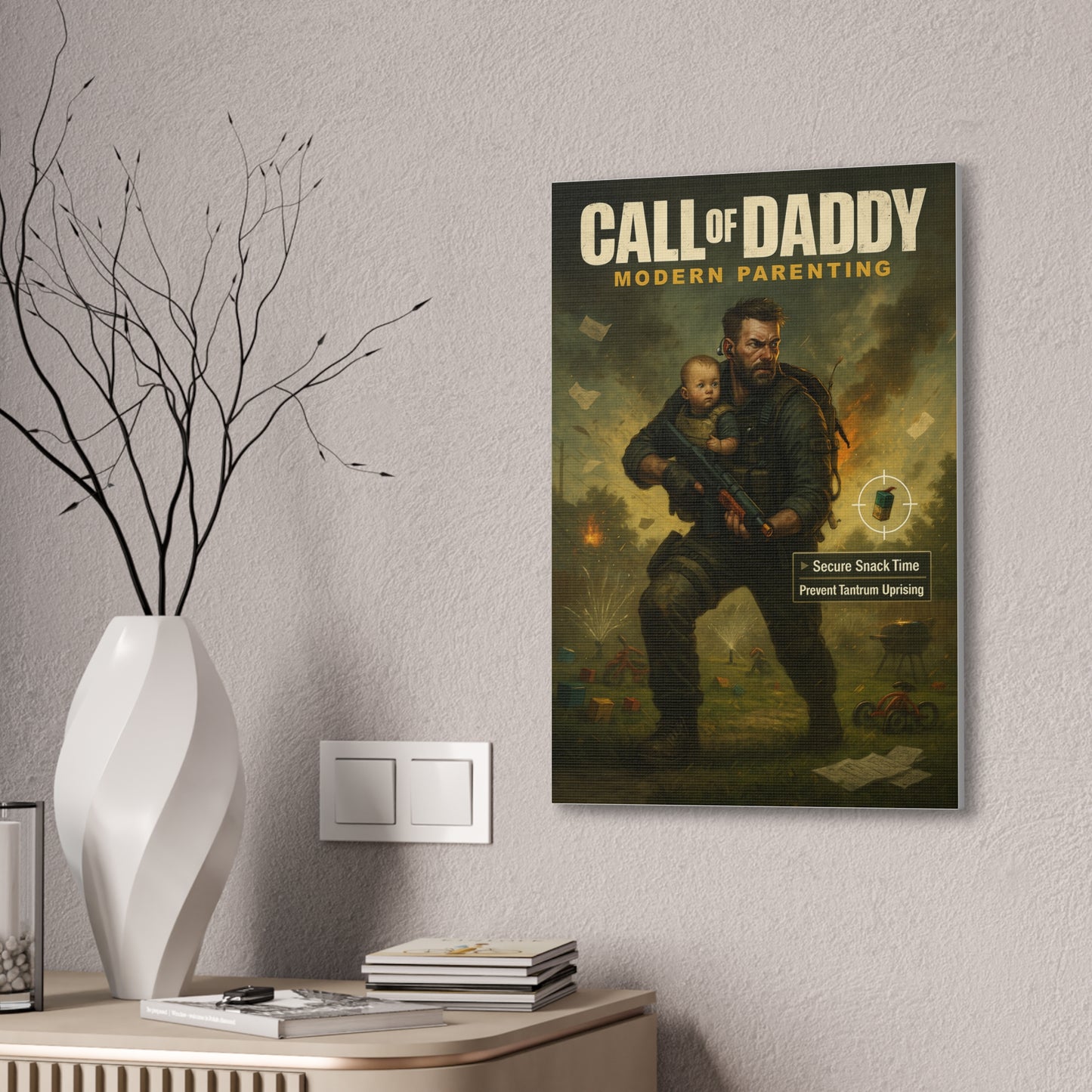 Call of Daddy Canvas Art - A CoD parody