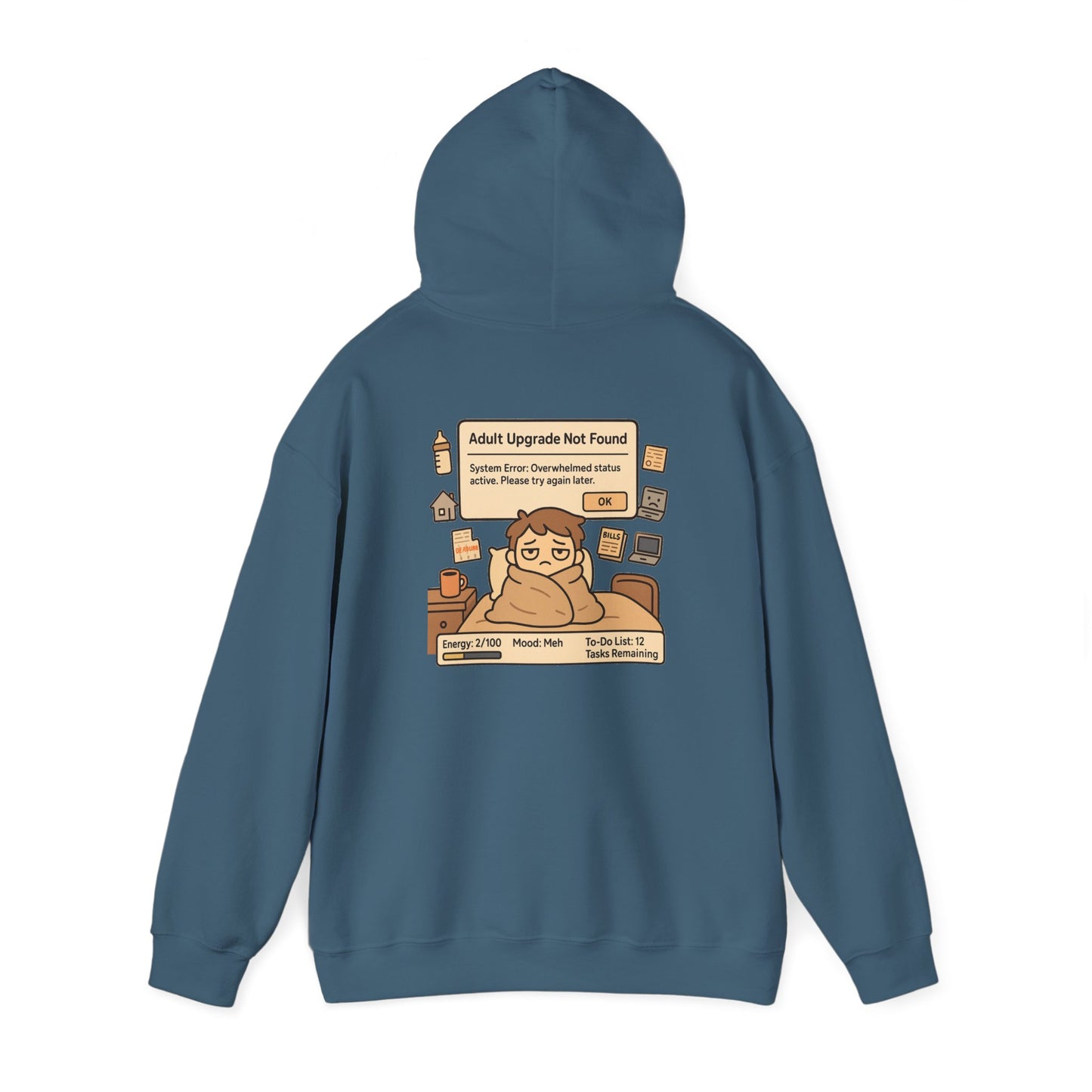 "Adult Upgrade Not Found" - Unisex Heavy Blend™ Hoodie