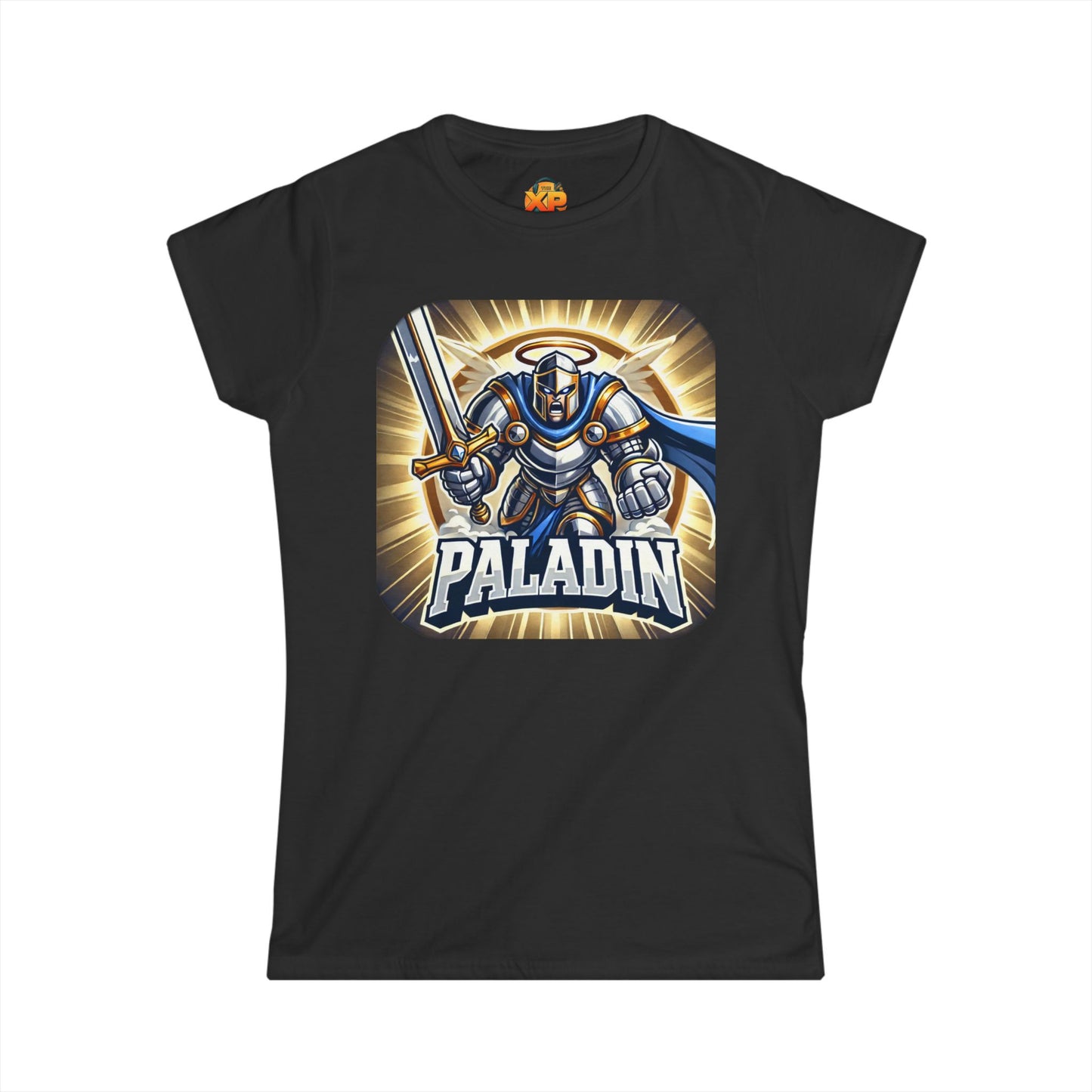 Paladin Cartoon - Women's Softstyle Tee