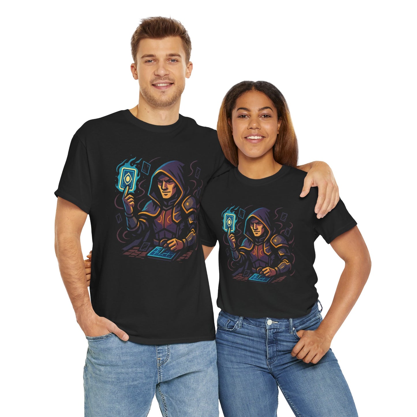 Nerdcore Icons - The Card Duelist - Unisex Heavy Cotton Tee