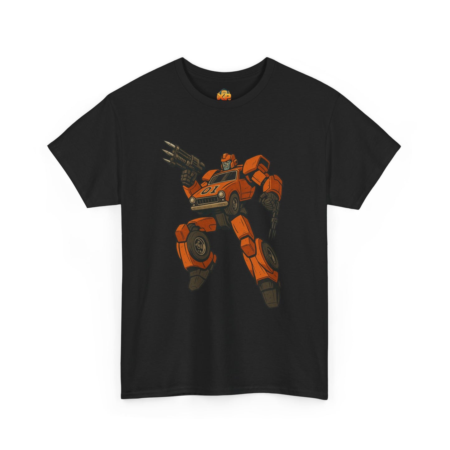 General Lee Transformer Crossover - Men's Heavy Cotton T-Shirt