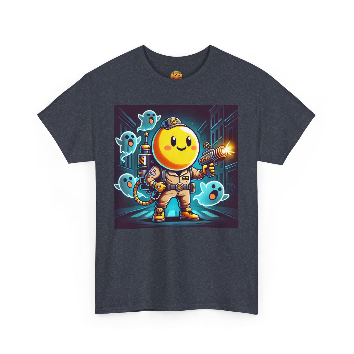 Ghost Hunting Yellow Dude - Men's Heavy Cotton Tee