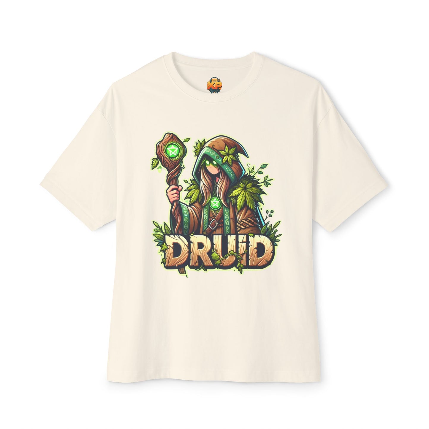 Druid Cartoon - Women's Oversized Boxy Tee