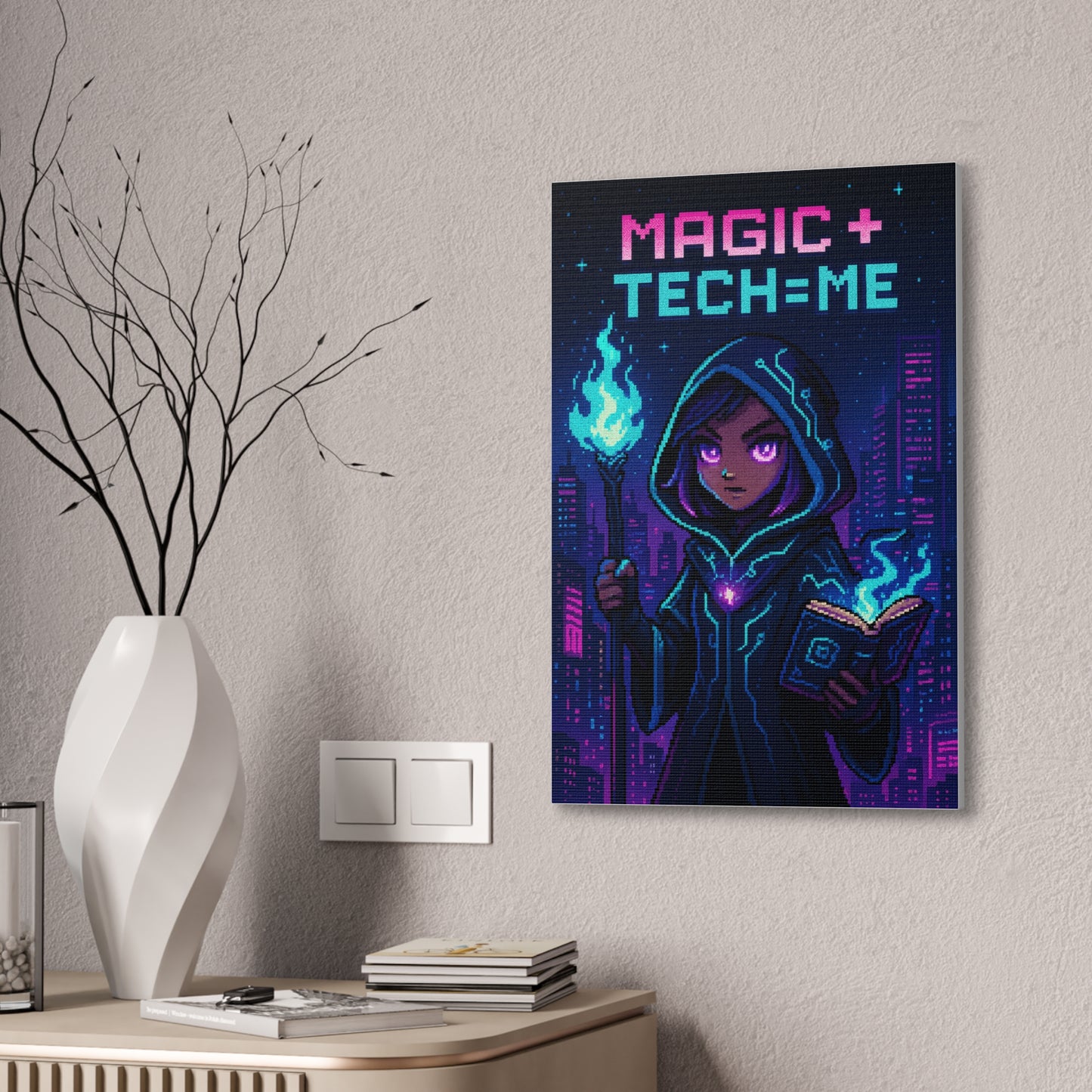 Magic + Tech=Me - Canvas Art