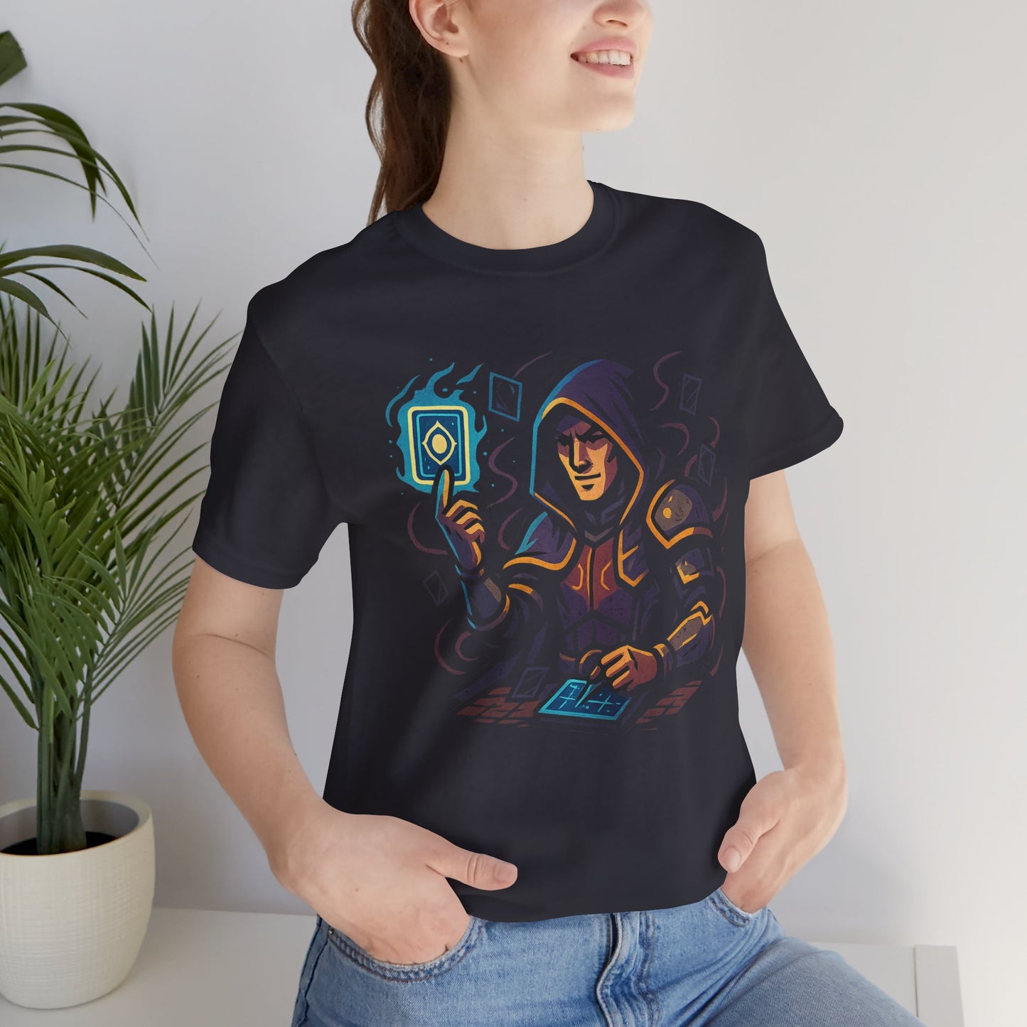 Nerdcore Icons - The Card Duelist - Unisex Jersey Short Sleeve Tee