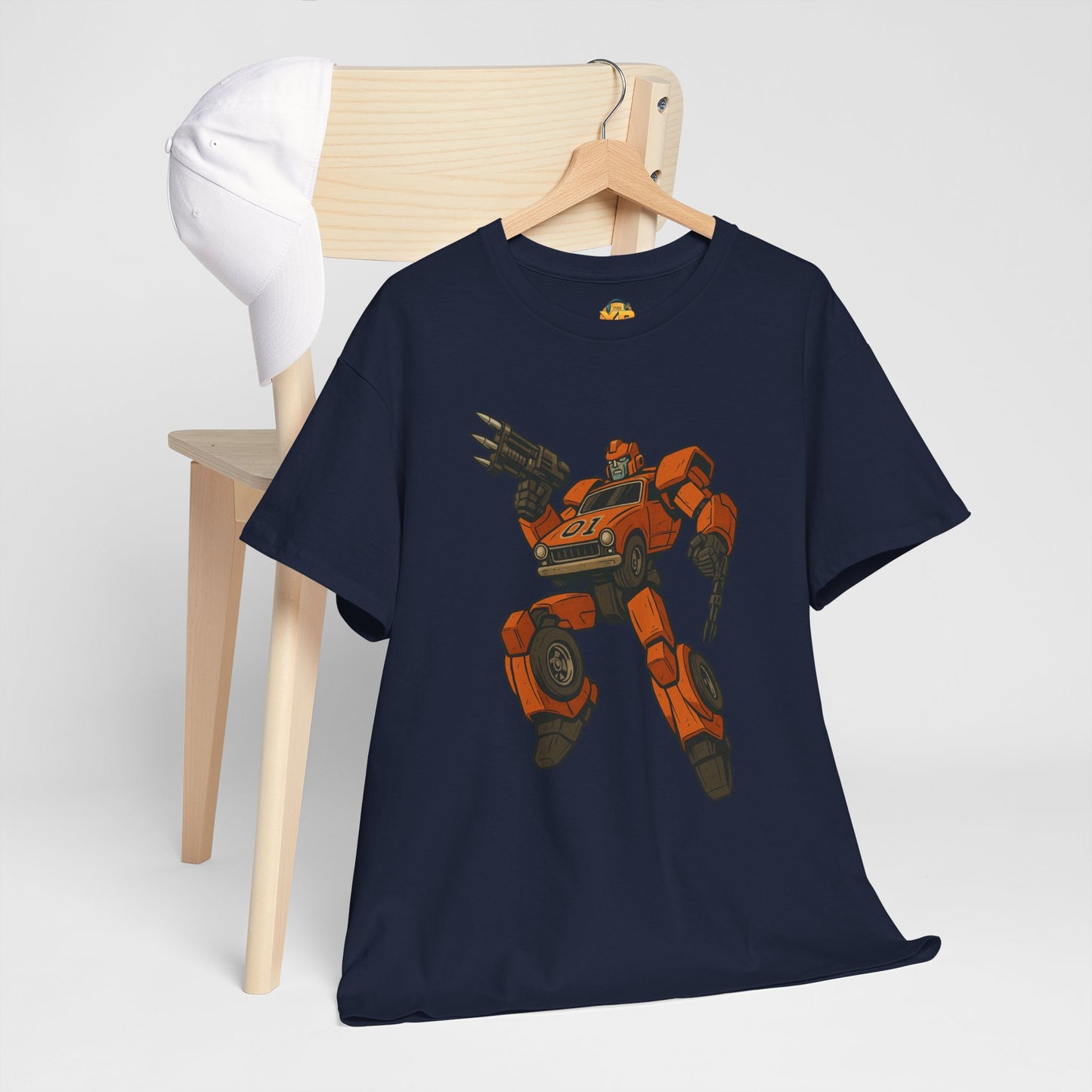 General Lee Transformer Crossover - Men's Heavy Cotton T-Shirt